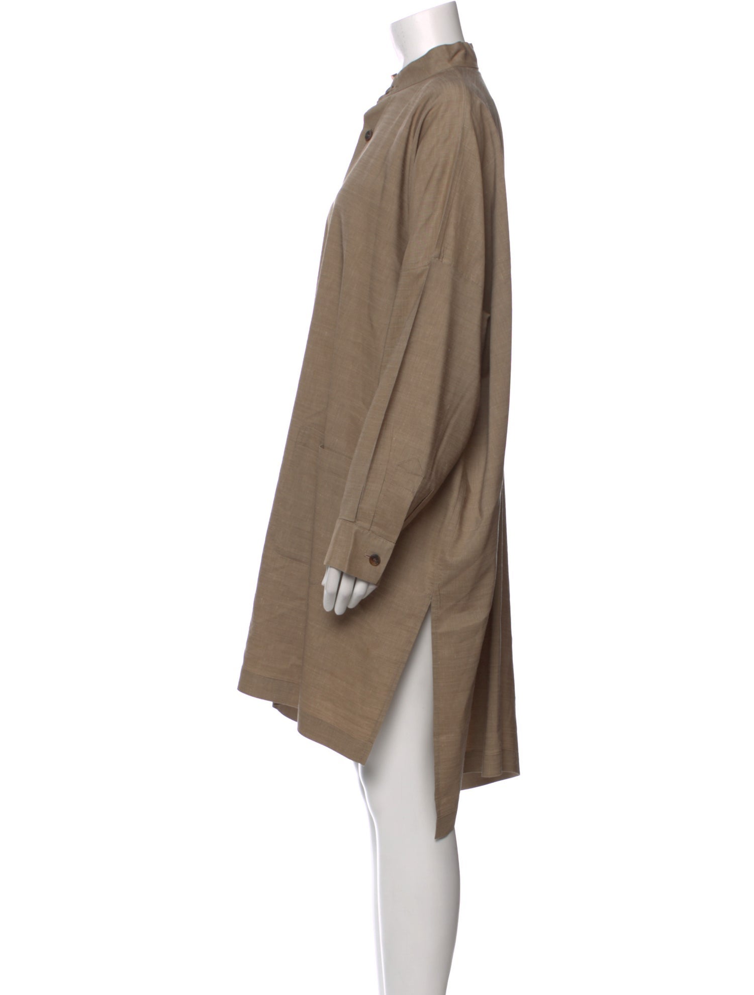 Eskandar Wool Knee-Length Dress