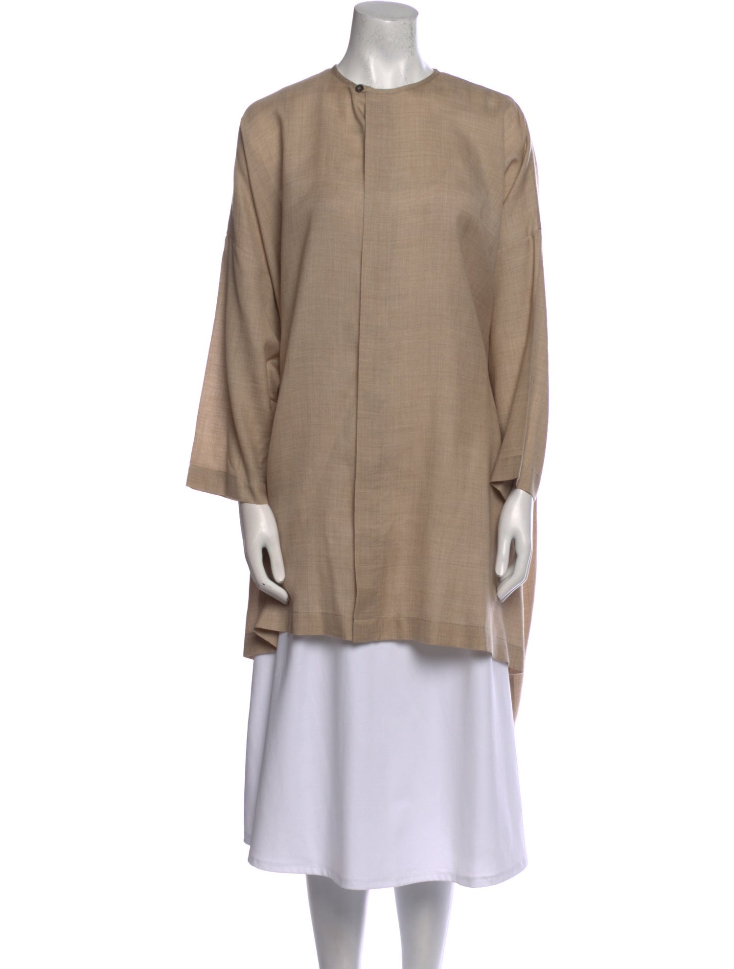 Eskandar Cashmere Crew Neck Tunic