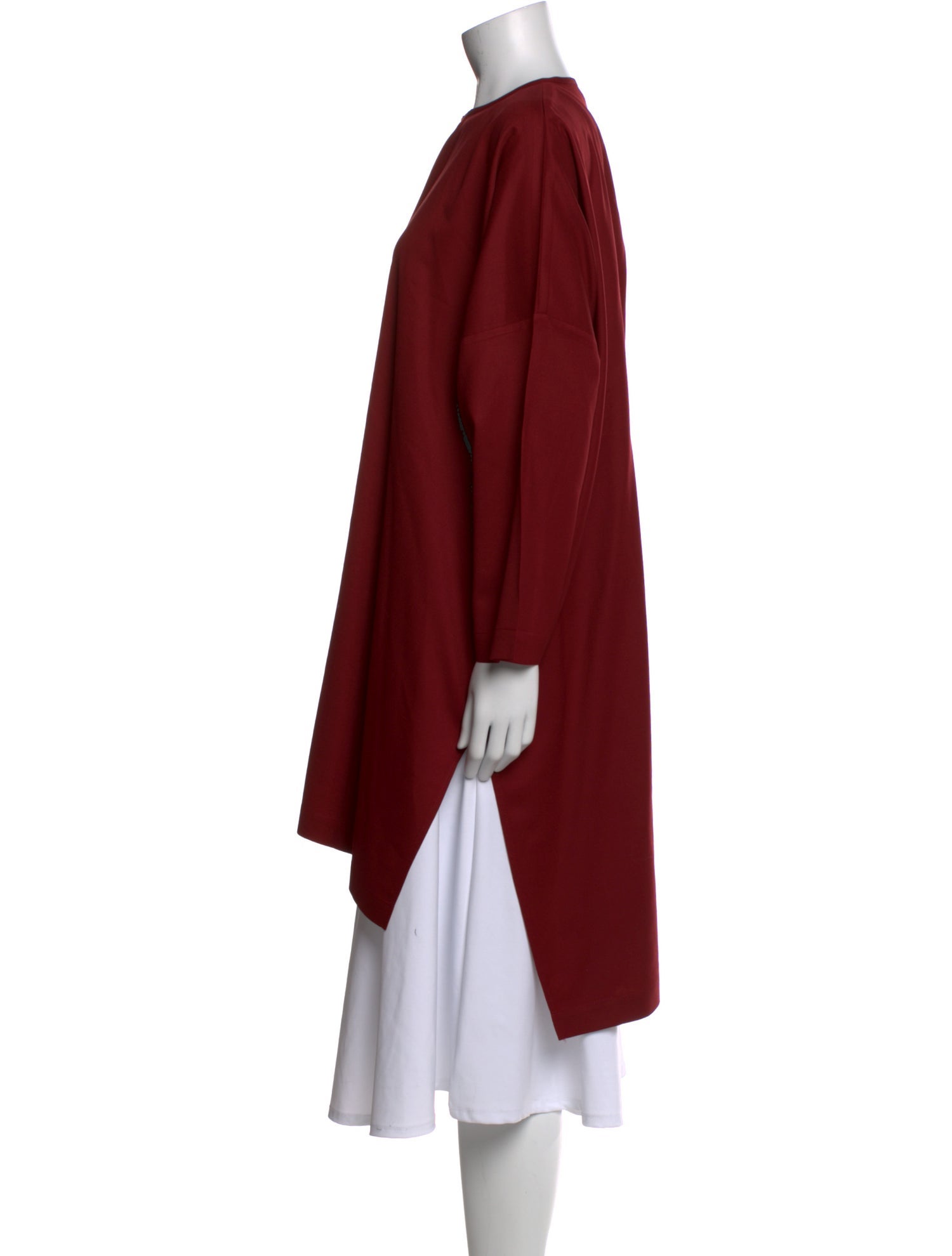 Eskandar Virgin Wool Crew Neck Tunic