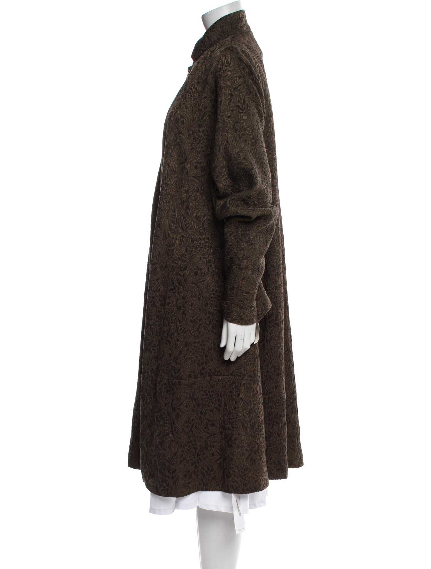 Eskandar Wool Faux Fur Coat w/ Tags