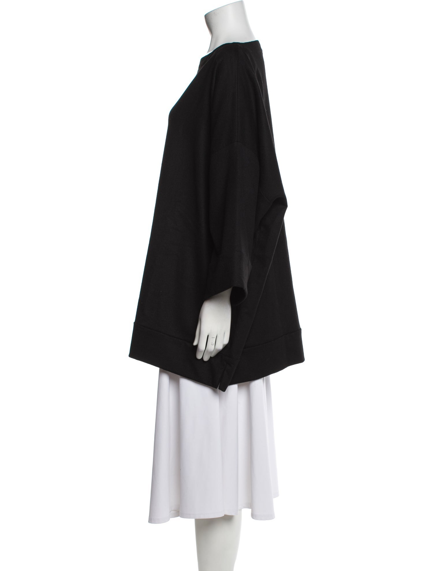 Eskandar Cashmere Bateau Neckline Tunic