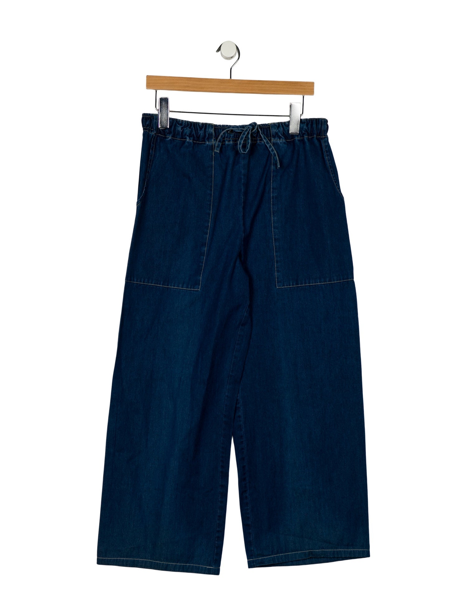 Eskandar High-Rise Wide Leg Jeans