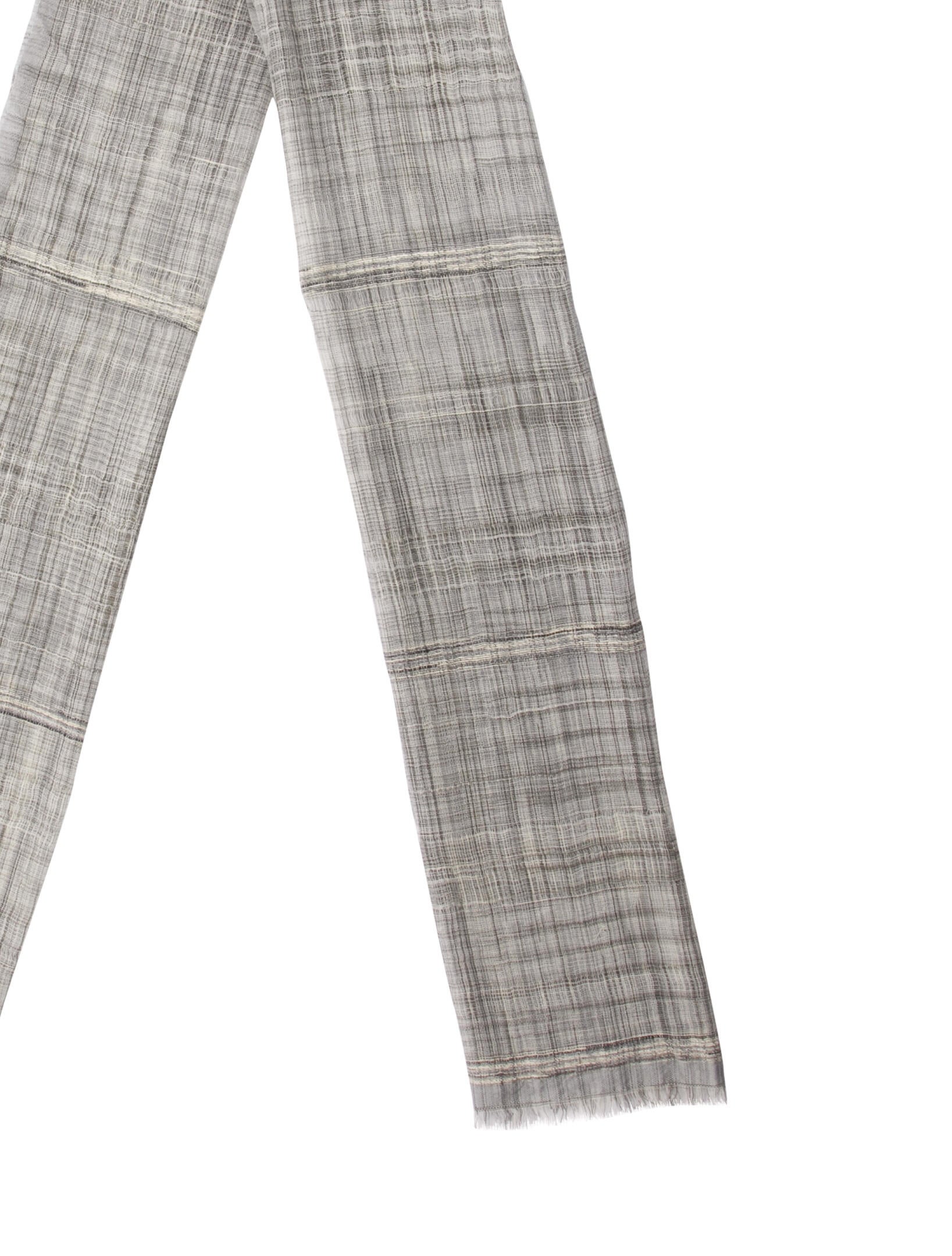 Eskandar Cashmere Printed Scarf