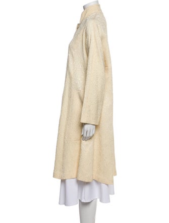 Eskandar Wool Printed Coat