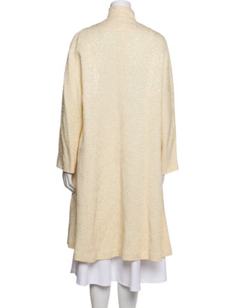 Eskandar Wool Printed Coat