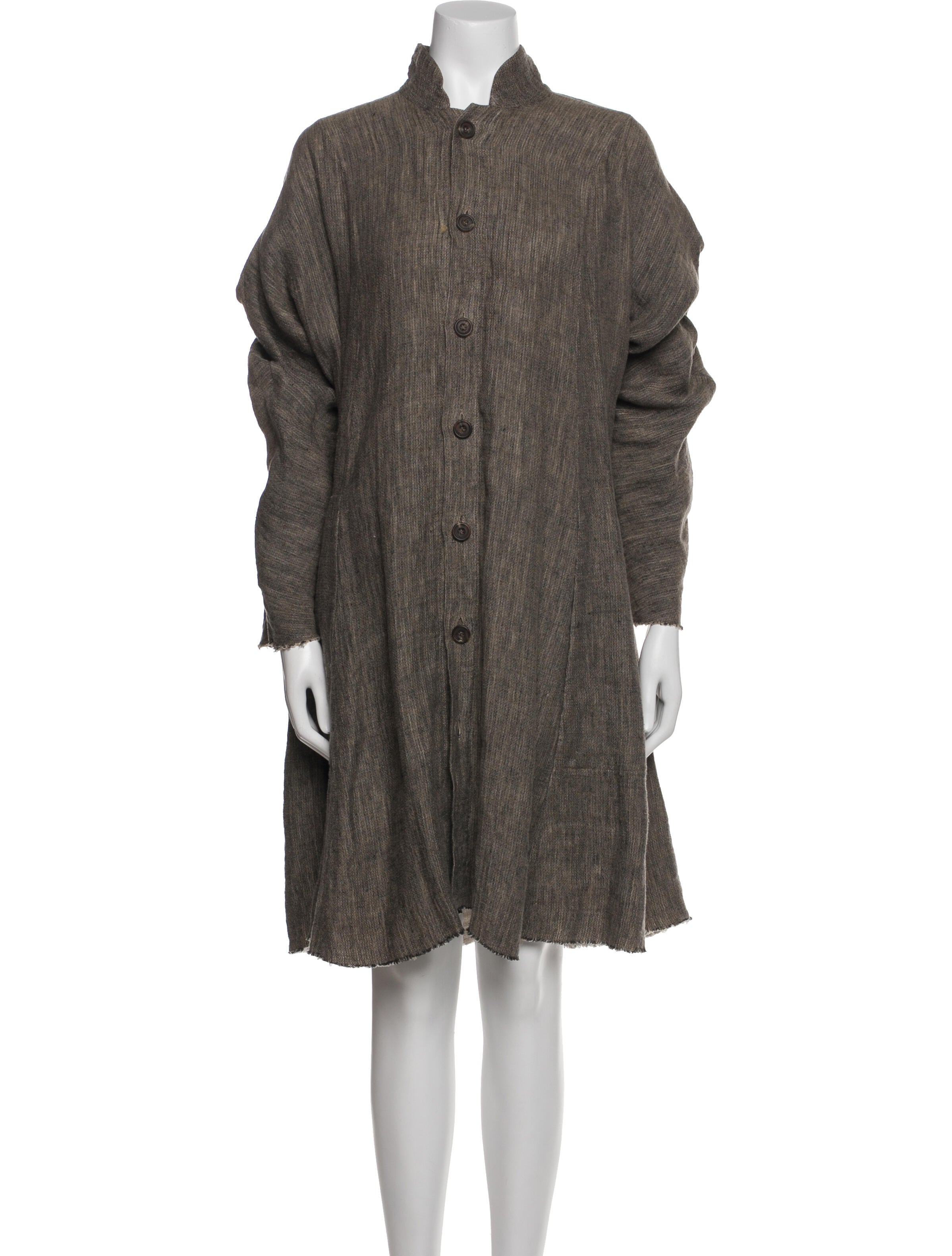 Eskandar Linen Knee-Length Dress