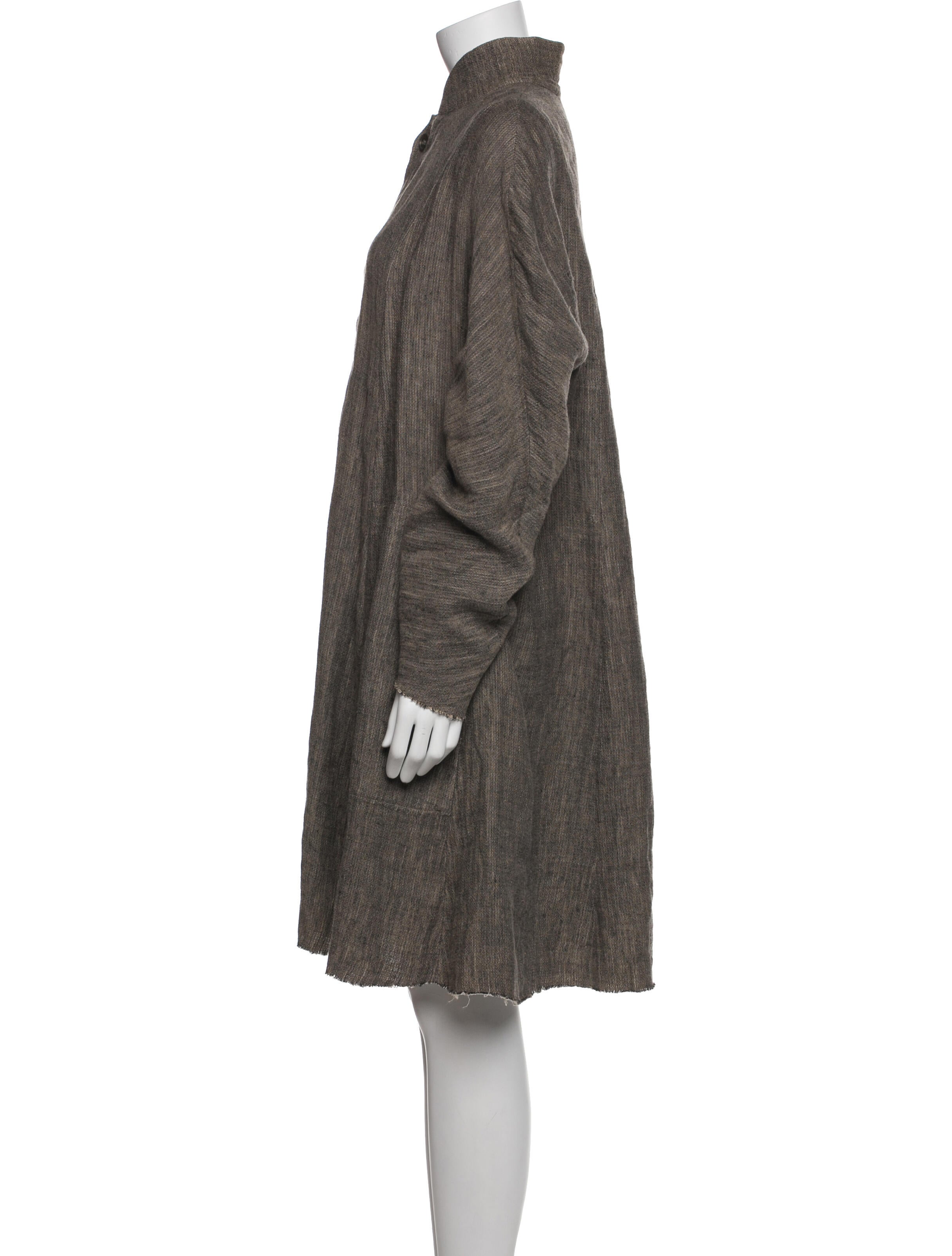 Eskandar Linen Knee-Length Dress