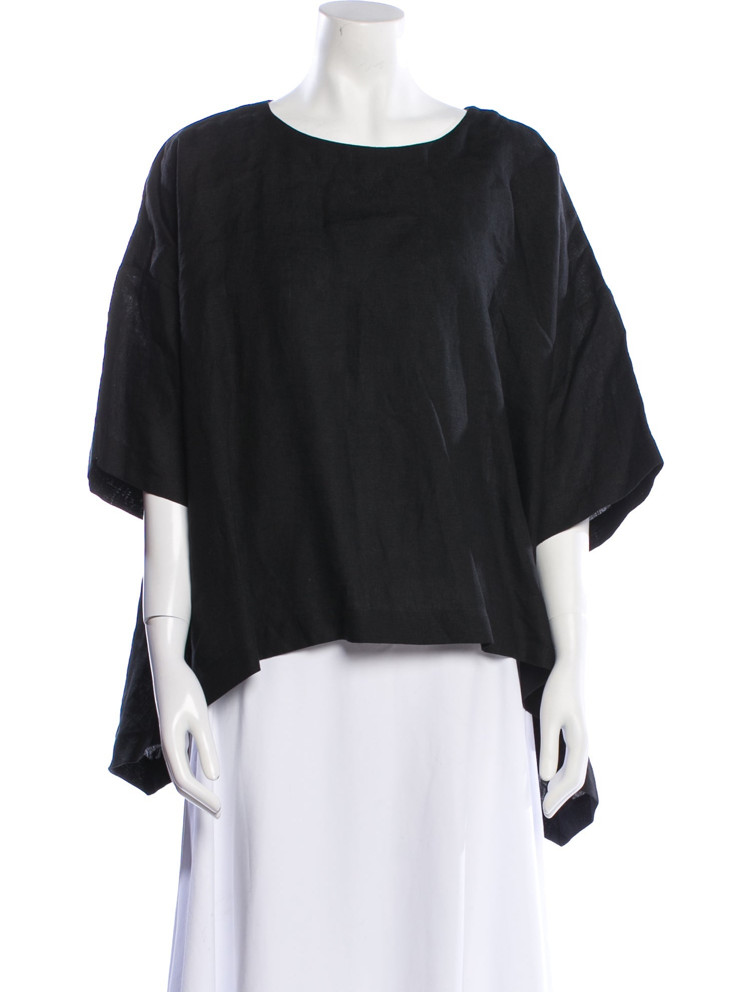 Eskandar Linen Bateau Neckline Blouse w/ Tags