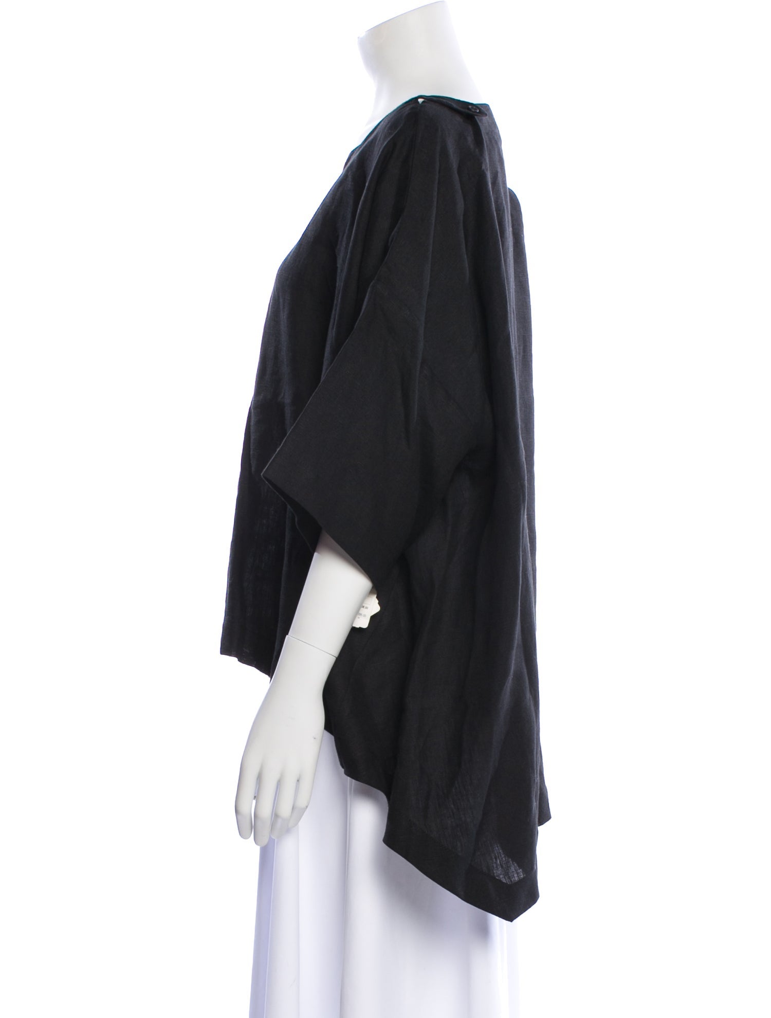 Eskandar Linen Bateau Neckline Blouse w/ Tags