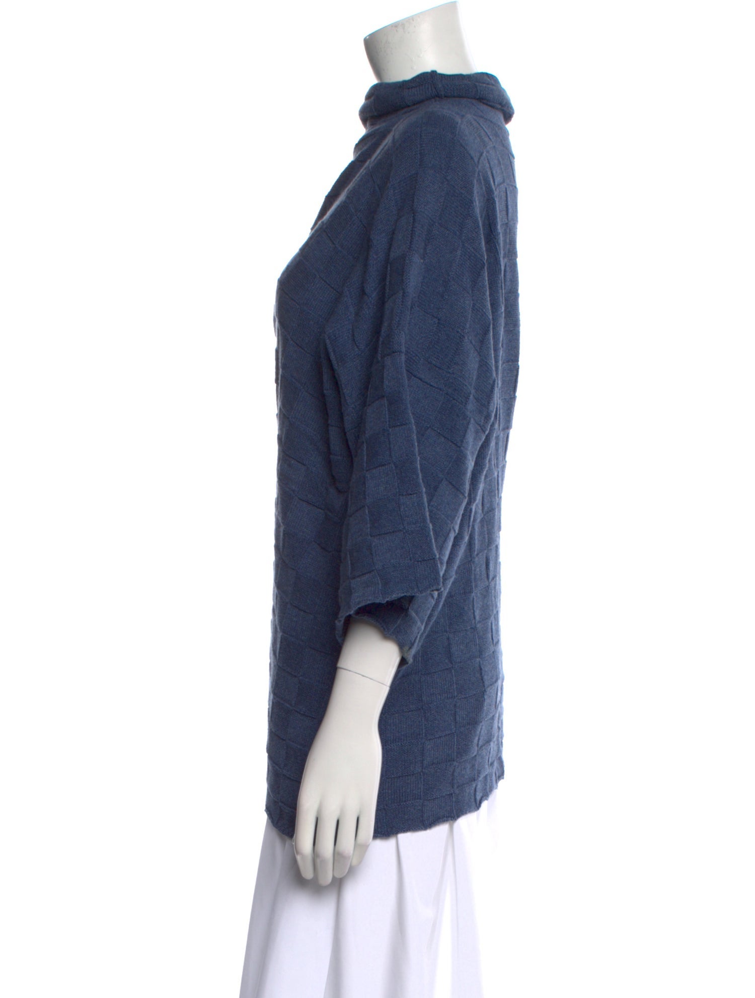 Eskandar Silk Mock Neck Sweater