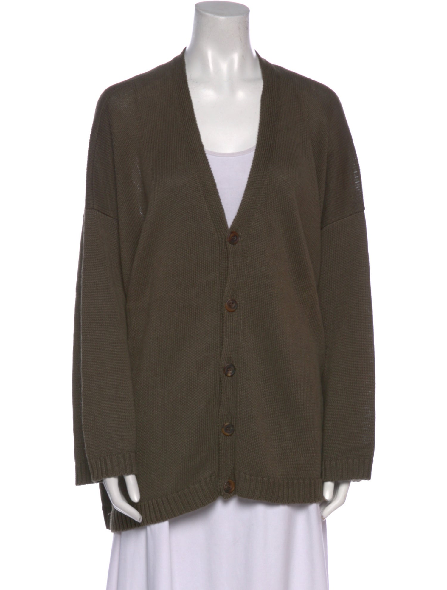 Eskandar Linen V-Neck Sweater