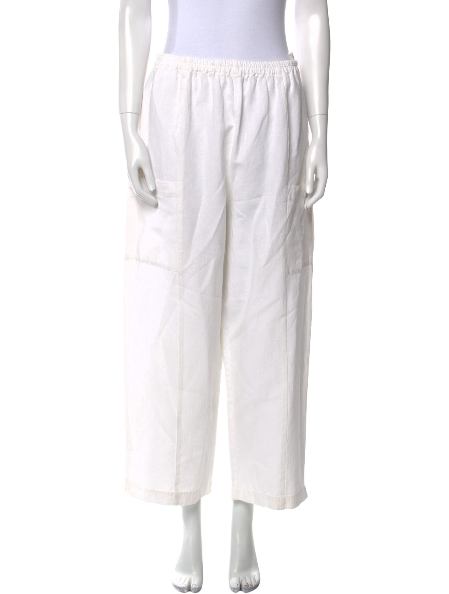 Eskandar Linen Wide Leg Pants