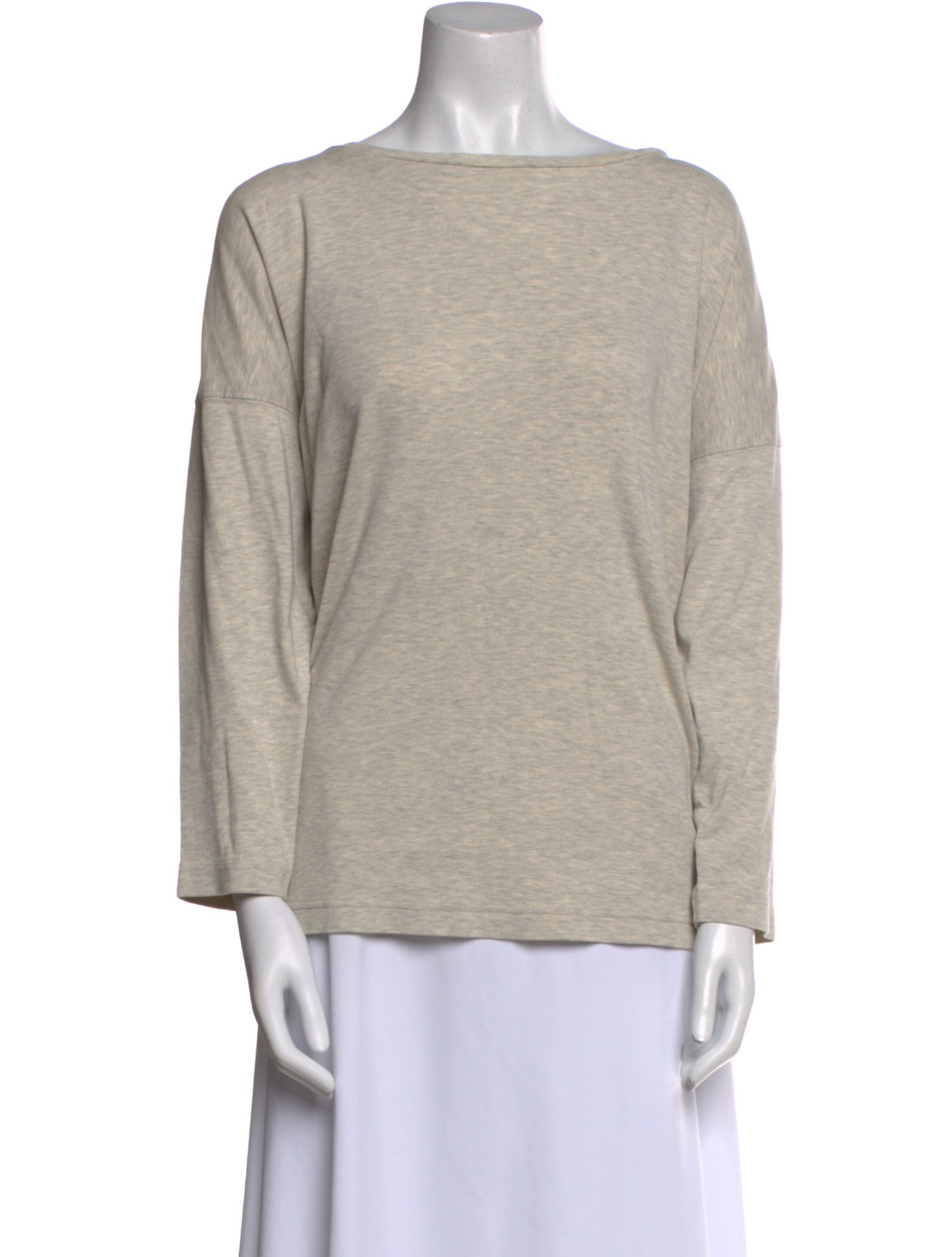 Eskandar Bateau Neckline Long Sleeve Sweatshirt