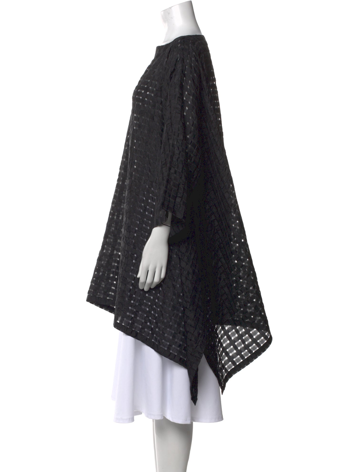 Eskandar Silk Bateau Neckline Tunic