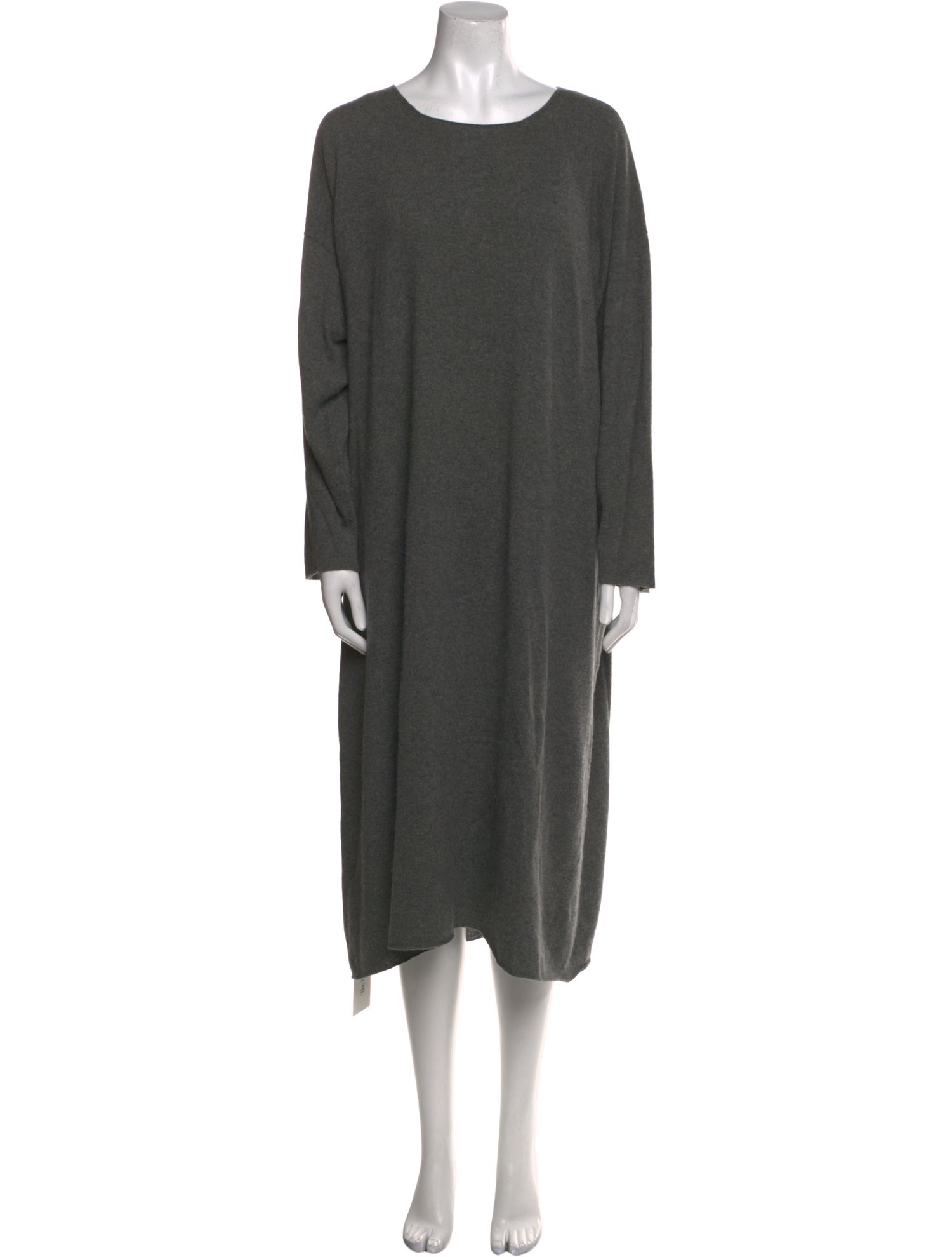 Eskandar Cashmere Midi Length Dress