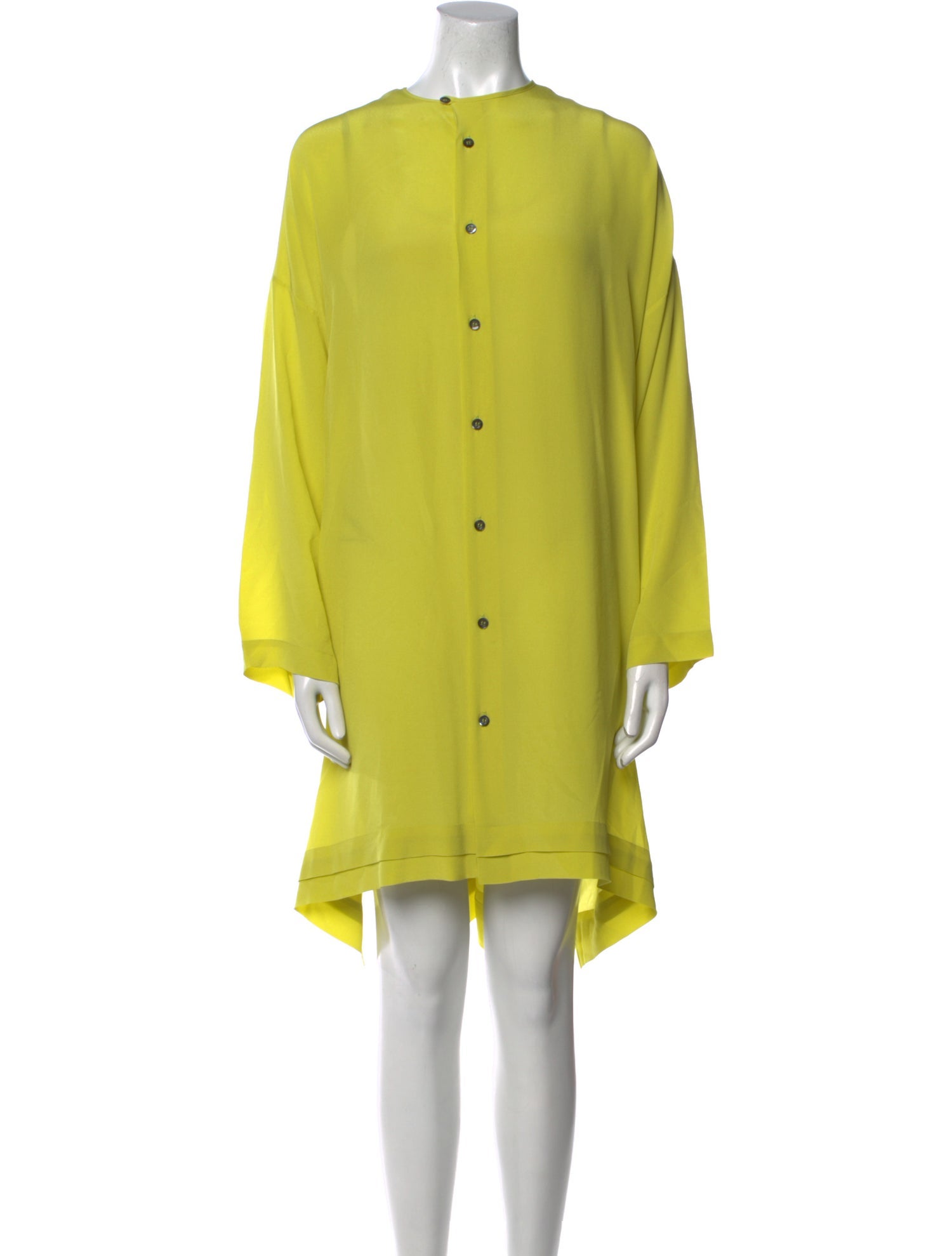 Eskandar Silk Mock Neck Tunic