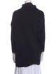 Eskandar Cowl Neck Three-Quarter Sleeve Sweatshirt