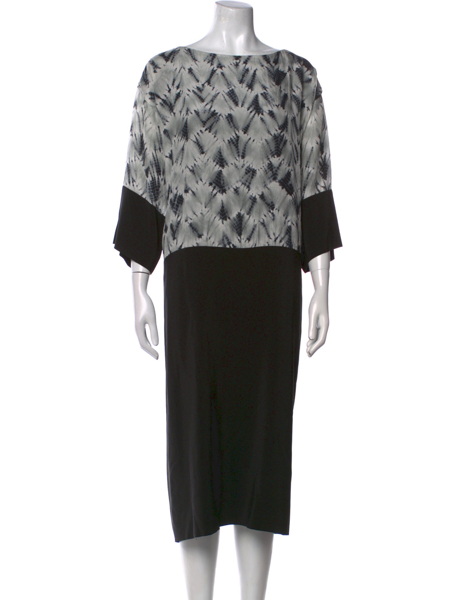 Eskandar Linen Midi Length Dress