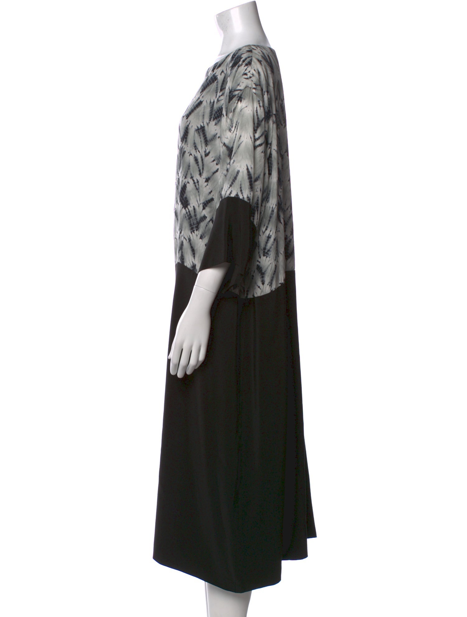 Eskandar Linen Midi Length Dress