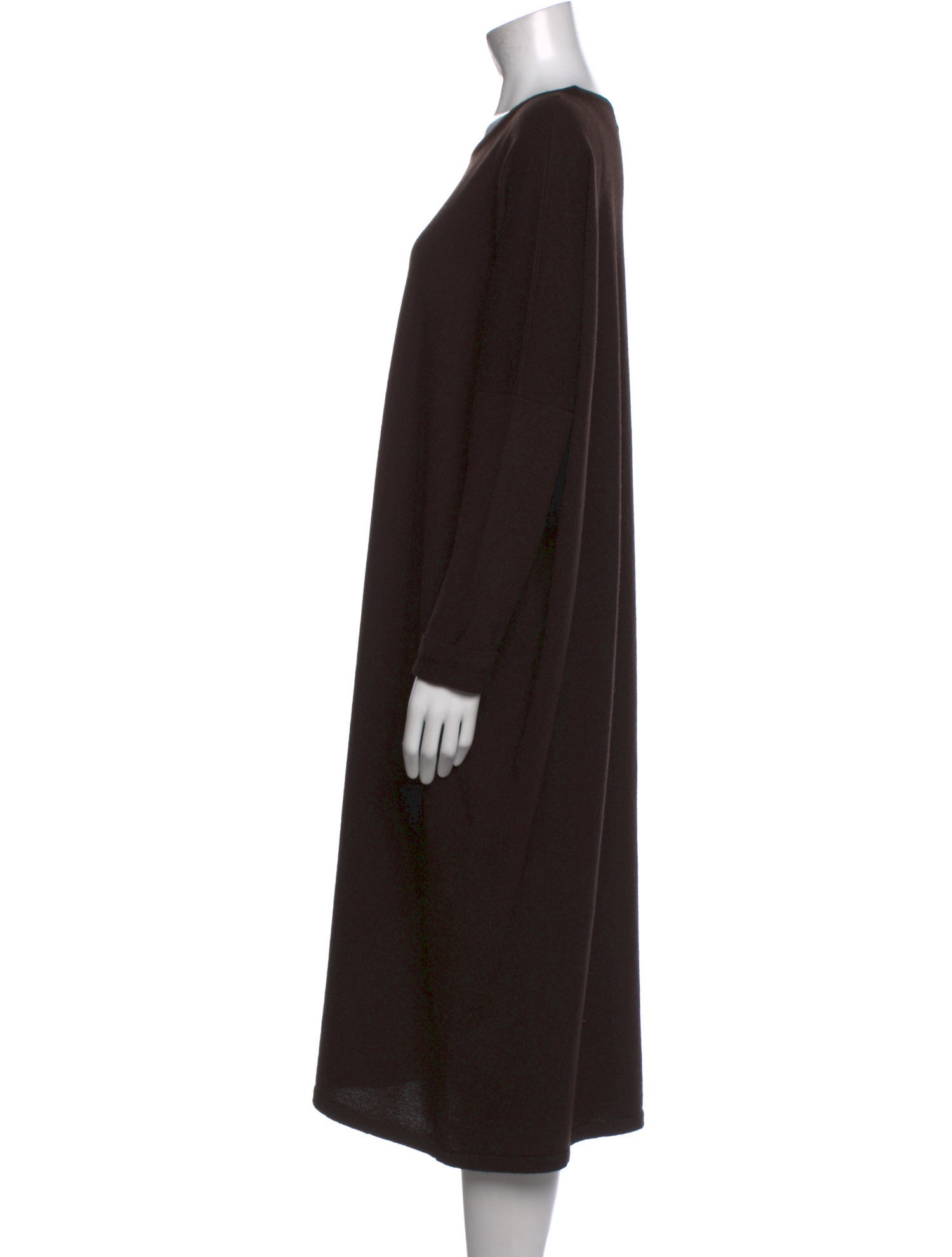 Eskandar Cashmere Midi Length Dress