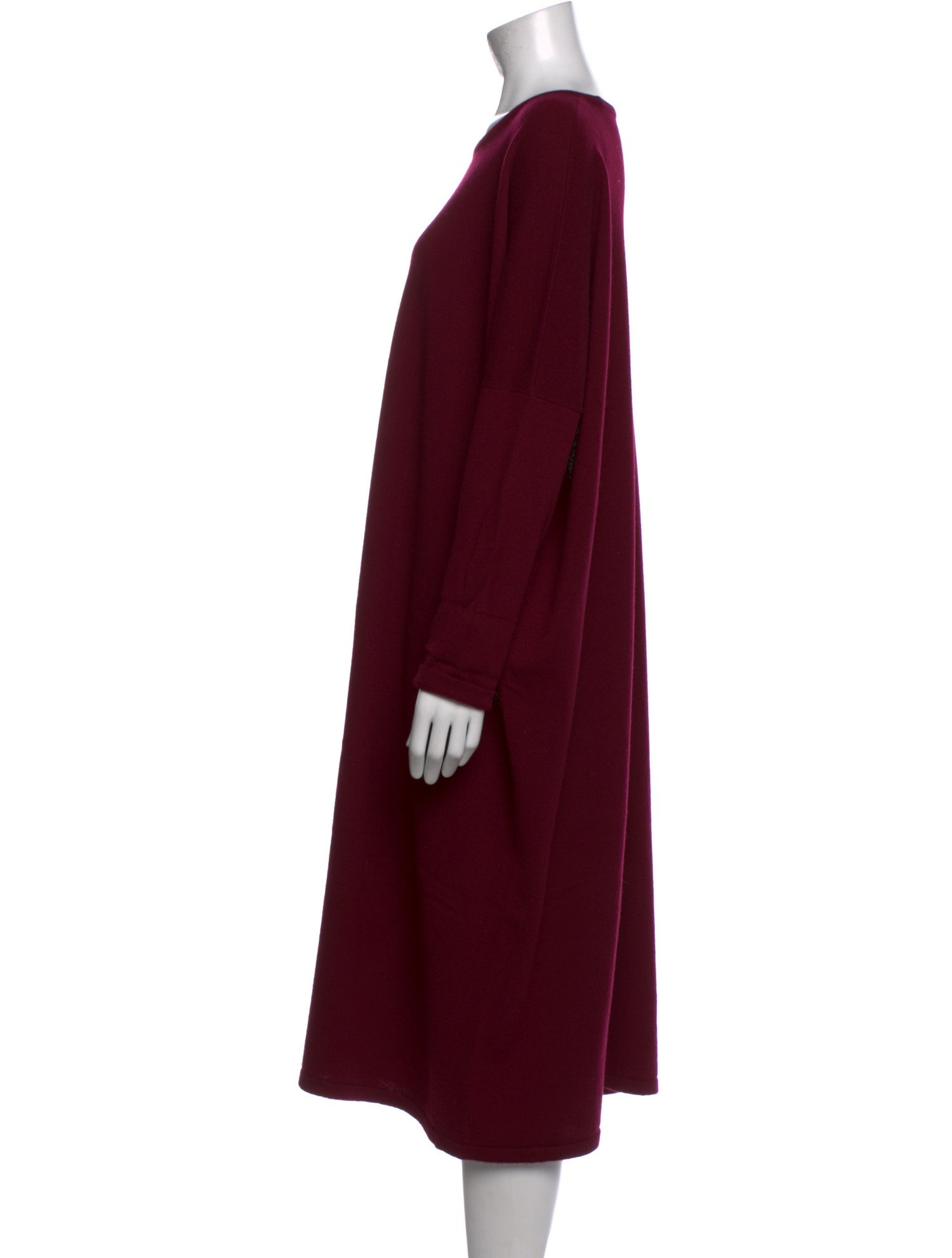 Eskandar Cashmere Midi Length Dress