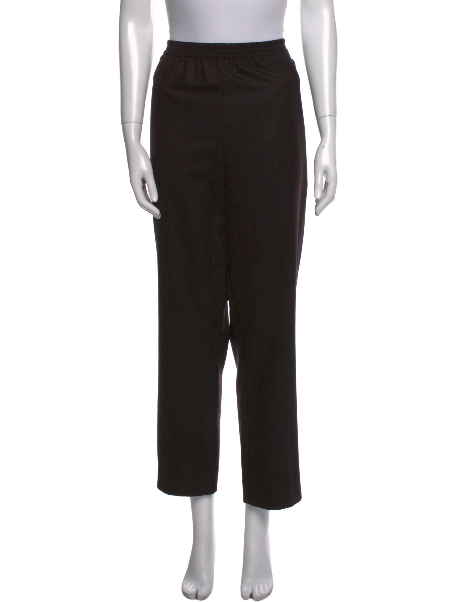 Eskandar Wool Straight Leg Pants