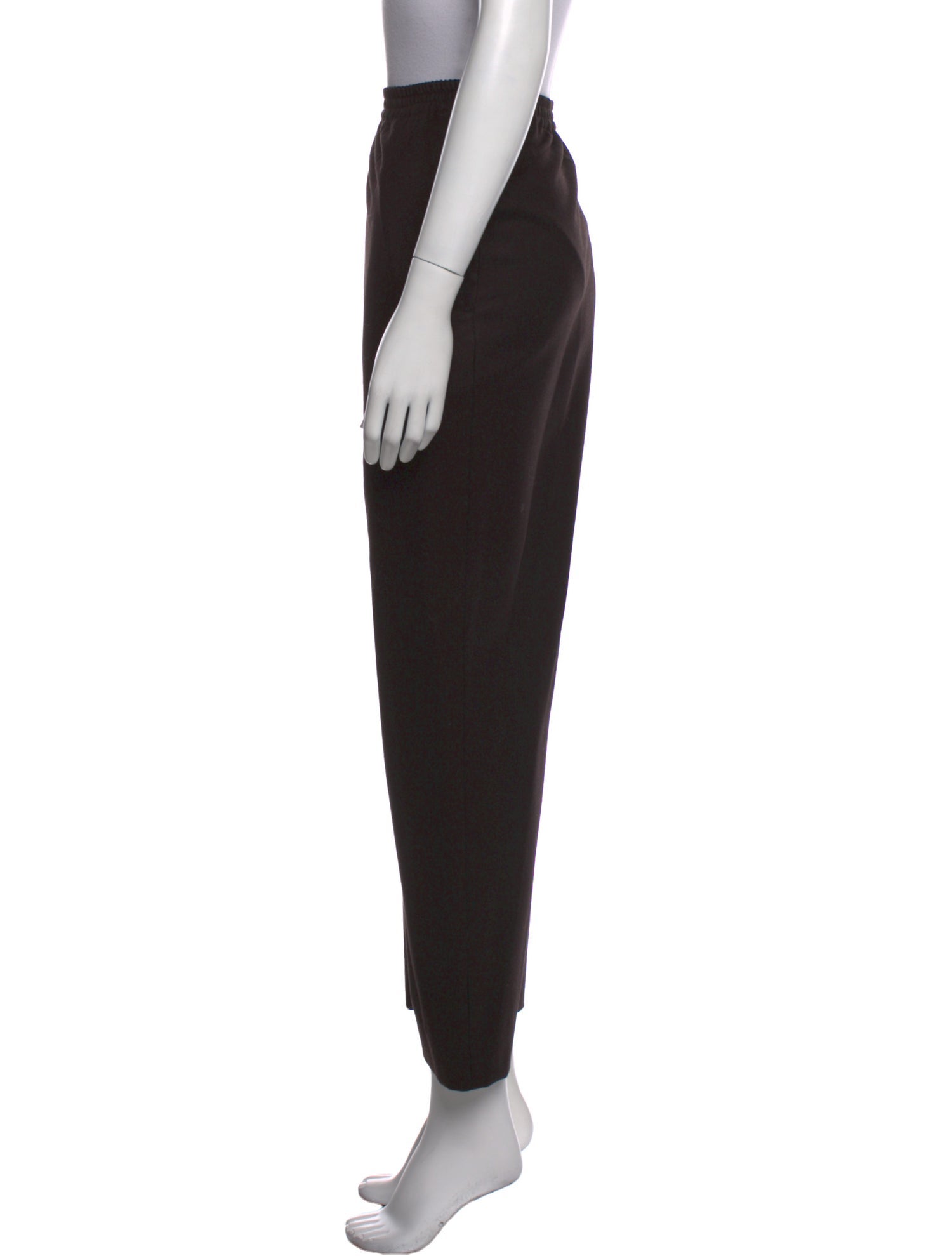 Eskandar Wool Straight Leg Pants