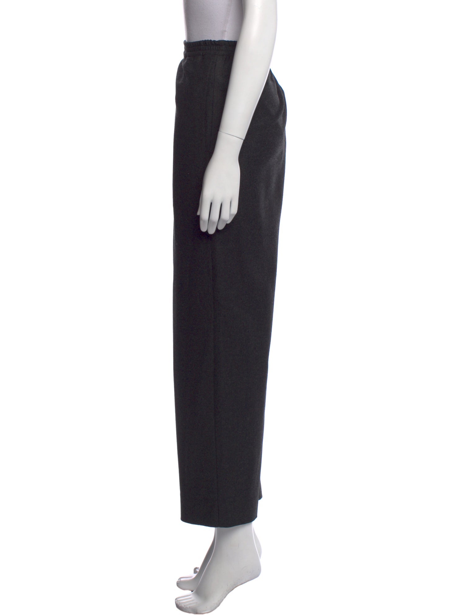 Eskandar Wool Wide Leg Pants