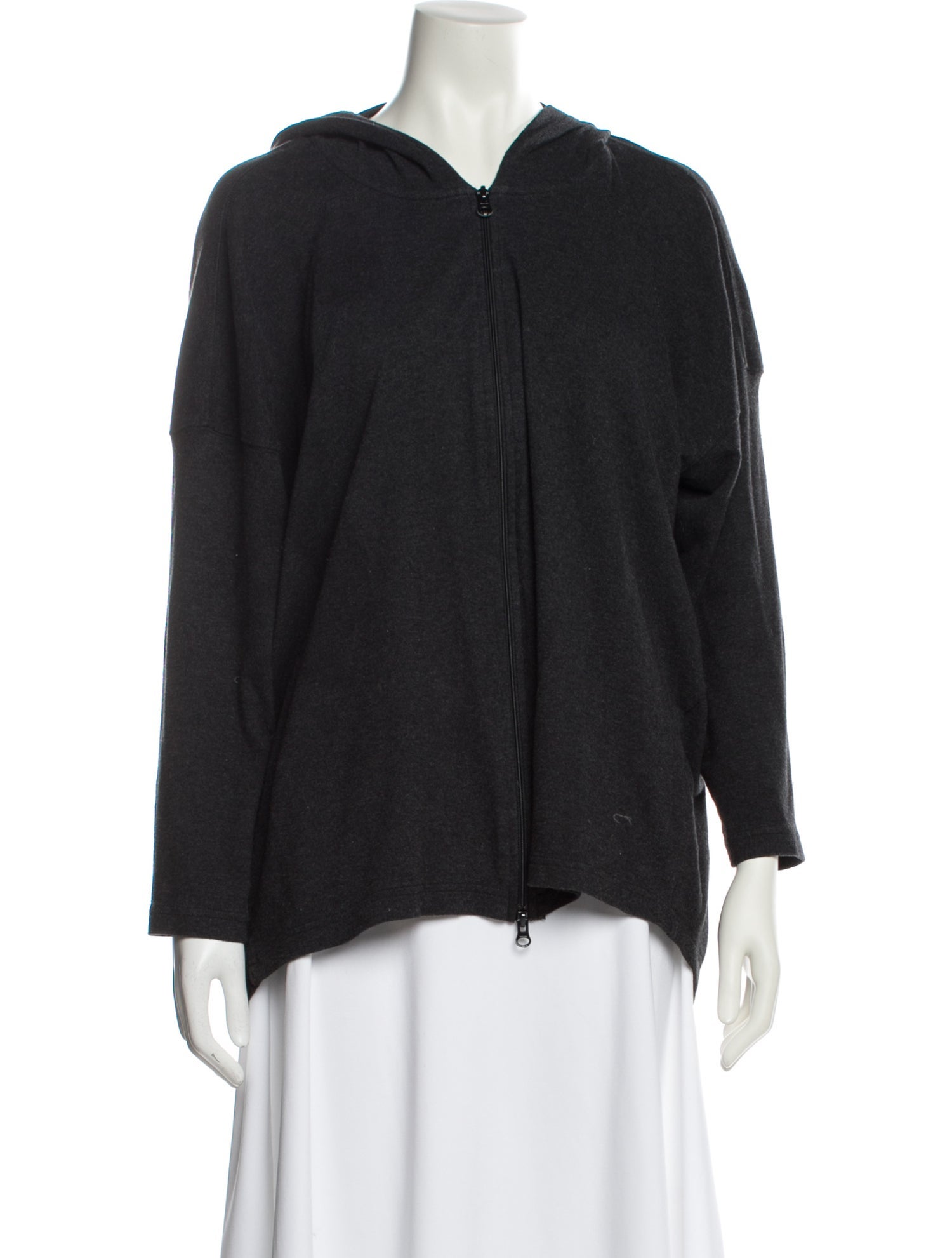 Eskandar V-Neck Long Sleeve Sweatshirt