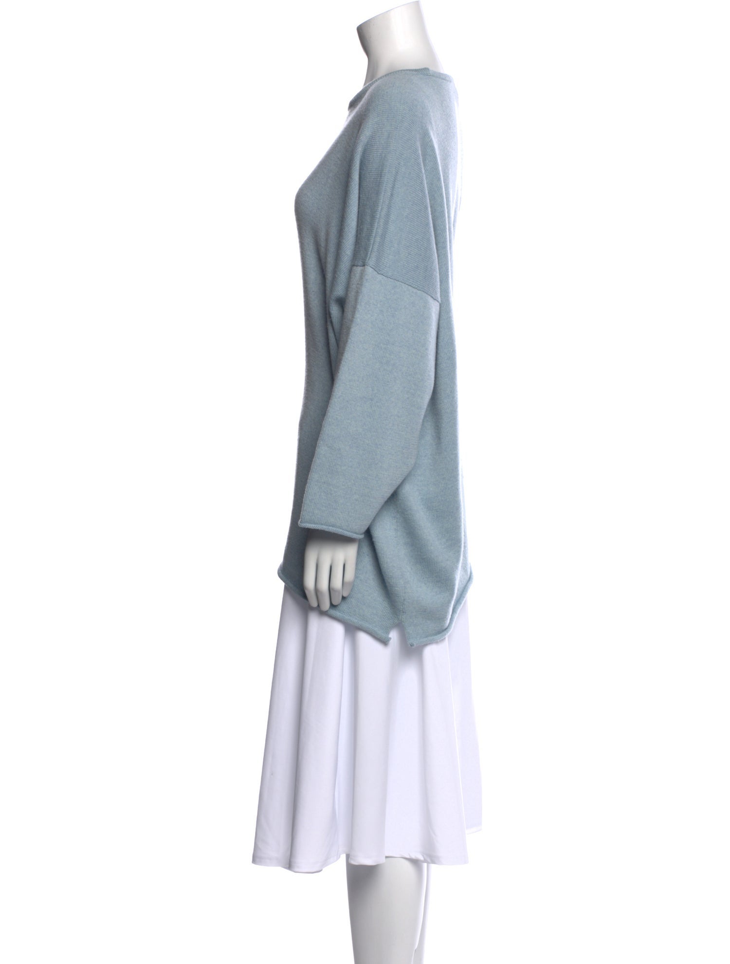 Eskandar Merino Wool Scoop Neck Sweater