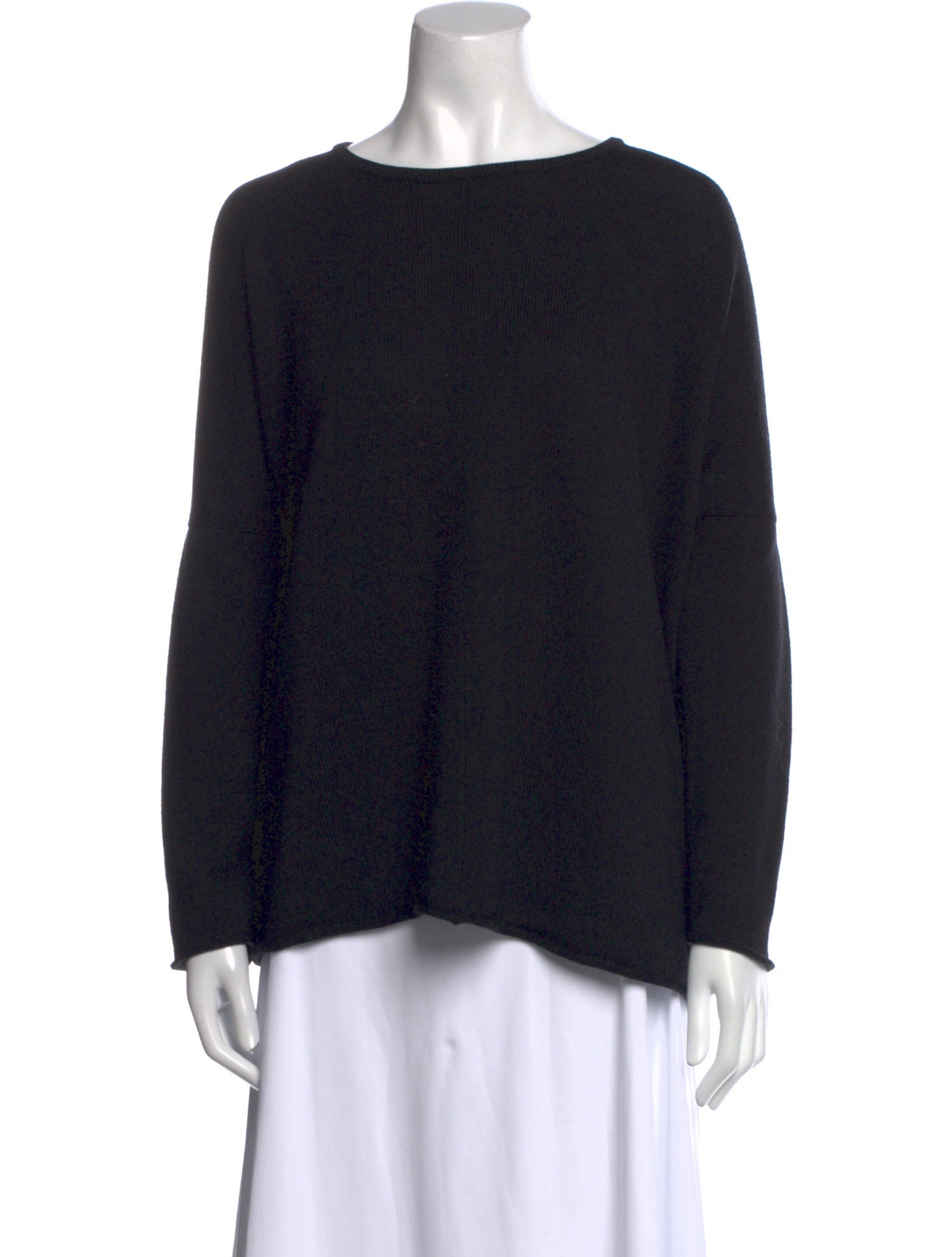 Eskandar Merino Wool Scoop Neck Sweater