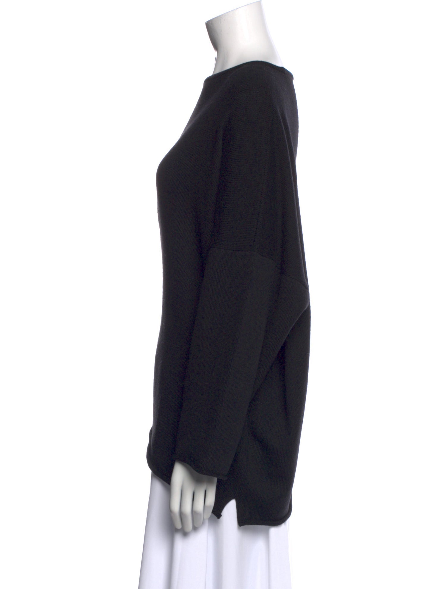 Eskandar Merino Wool Scoop Neck Sweater