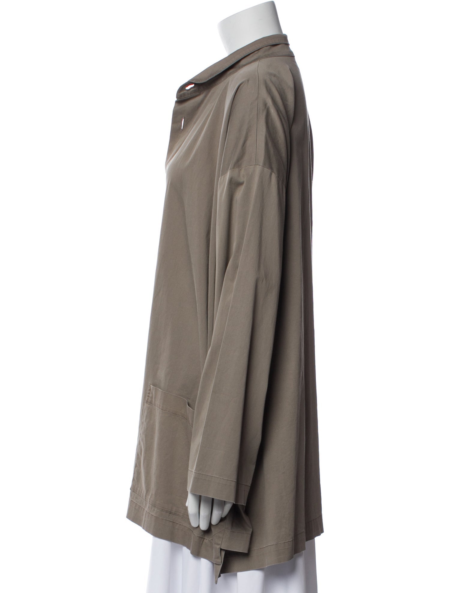 Eskandar Long Sleeve Button-Up Top