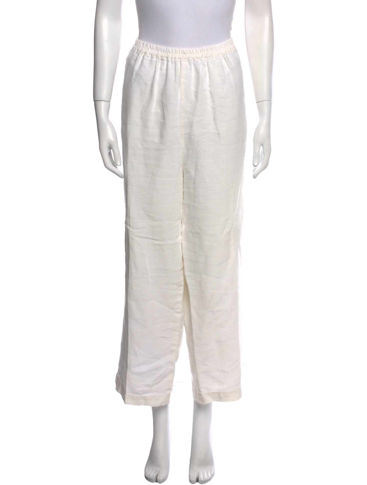 Eskandar Linen Wide Leg Pants