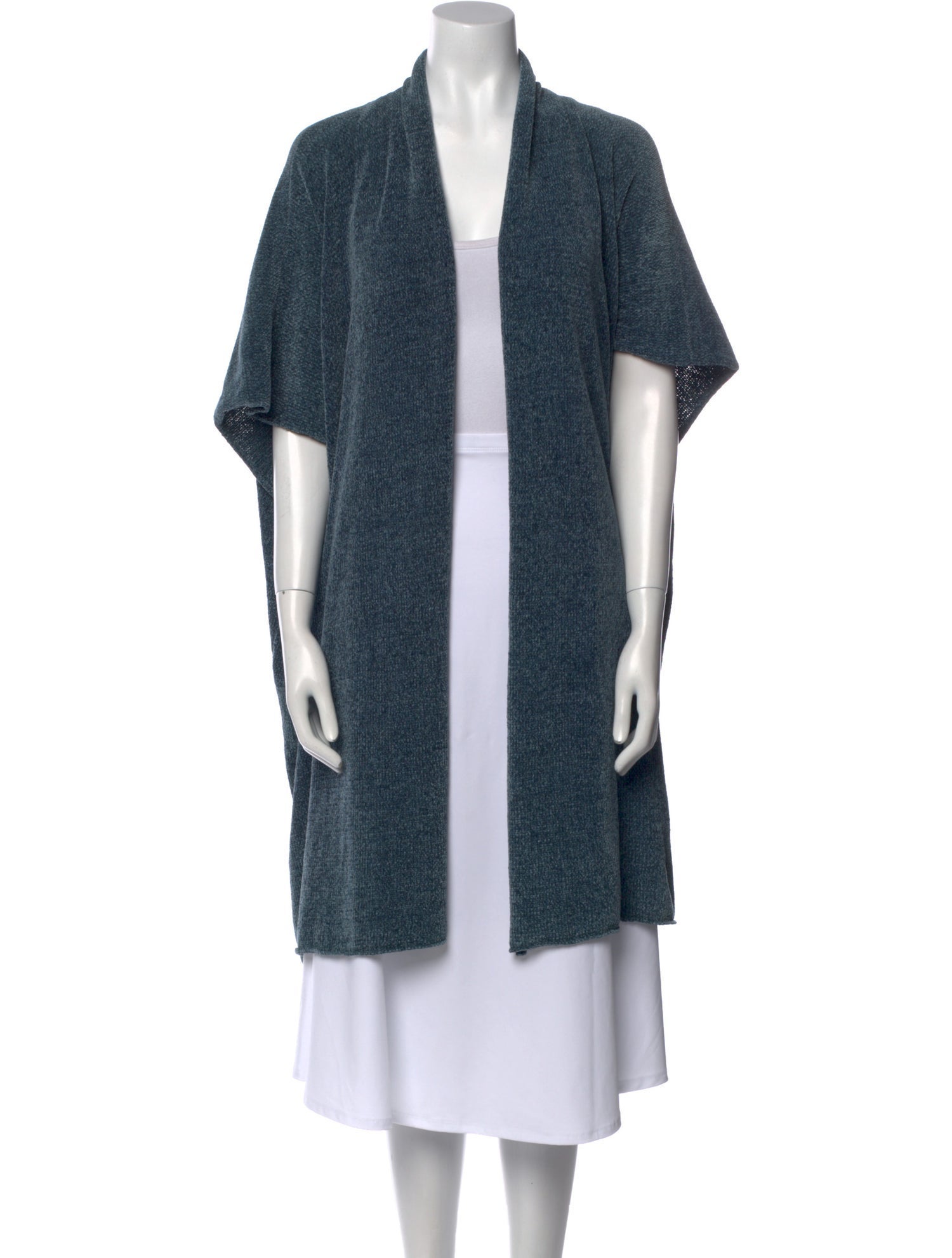 Eskandar Silk Open Front Sweater