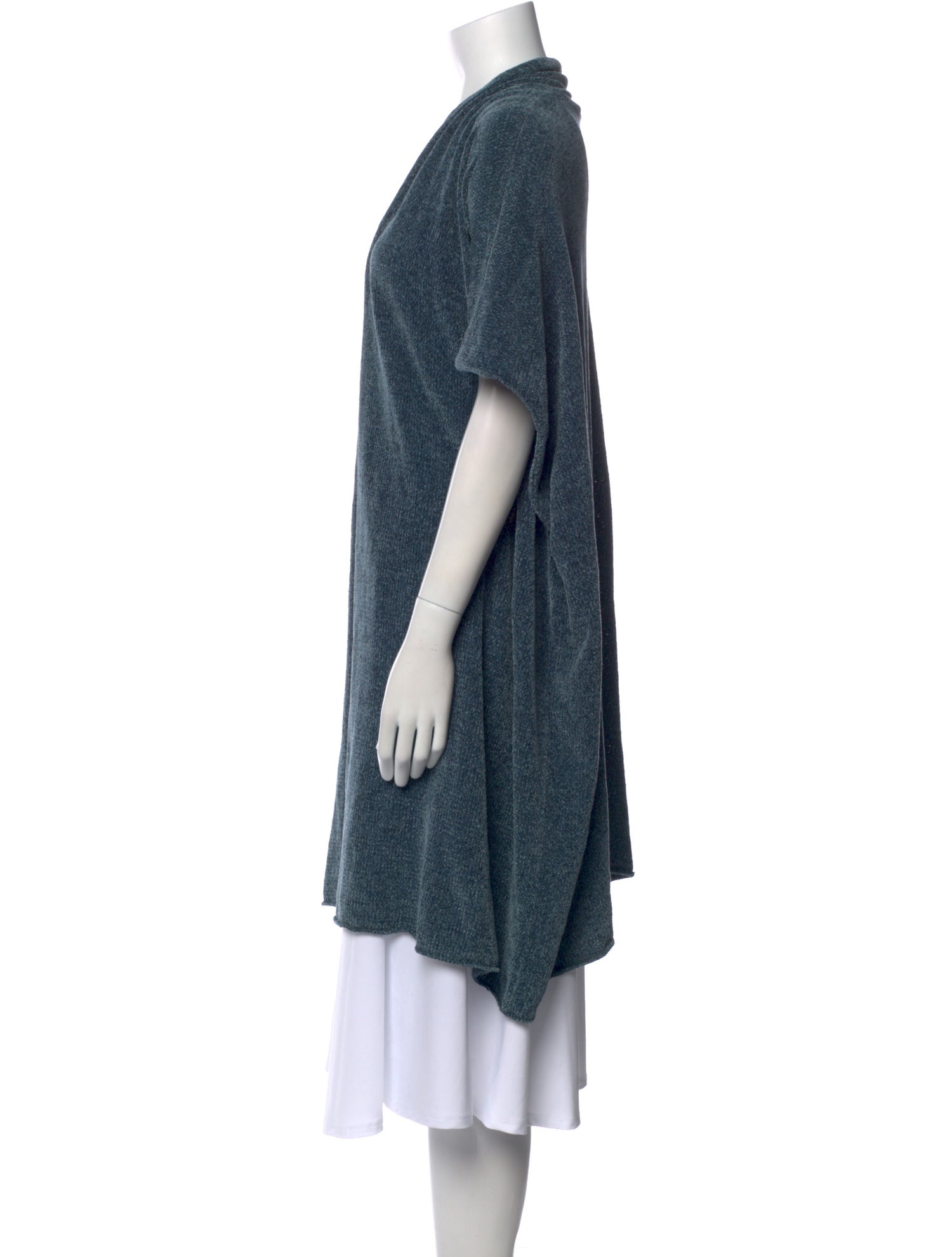 Eskandar Silk Open Front Sweater