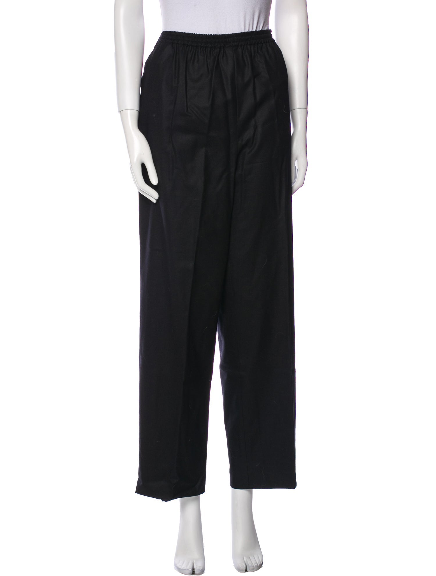 Eskandar Wool Wide Leg Pants