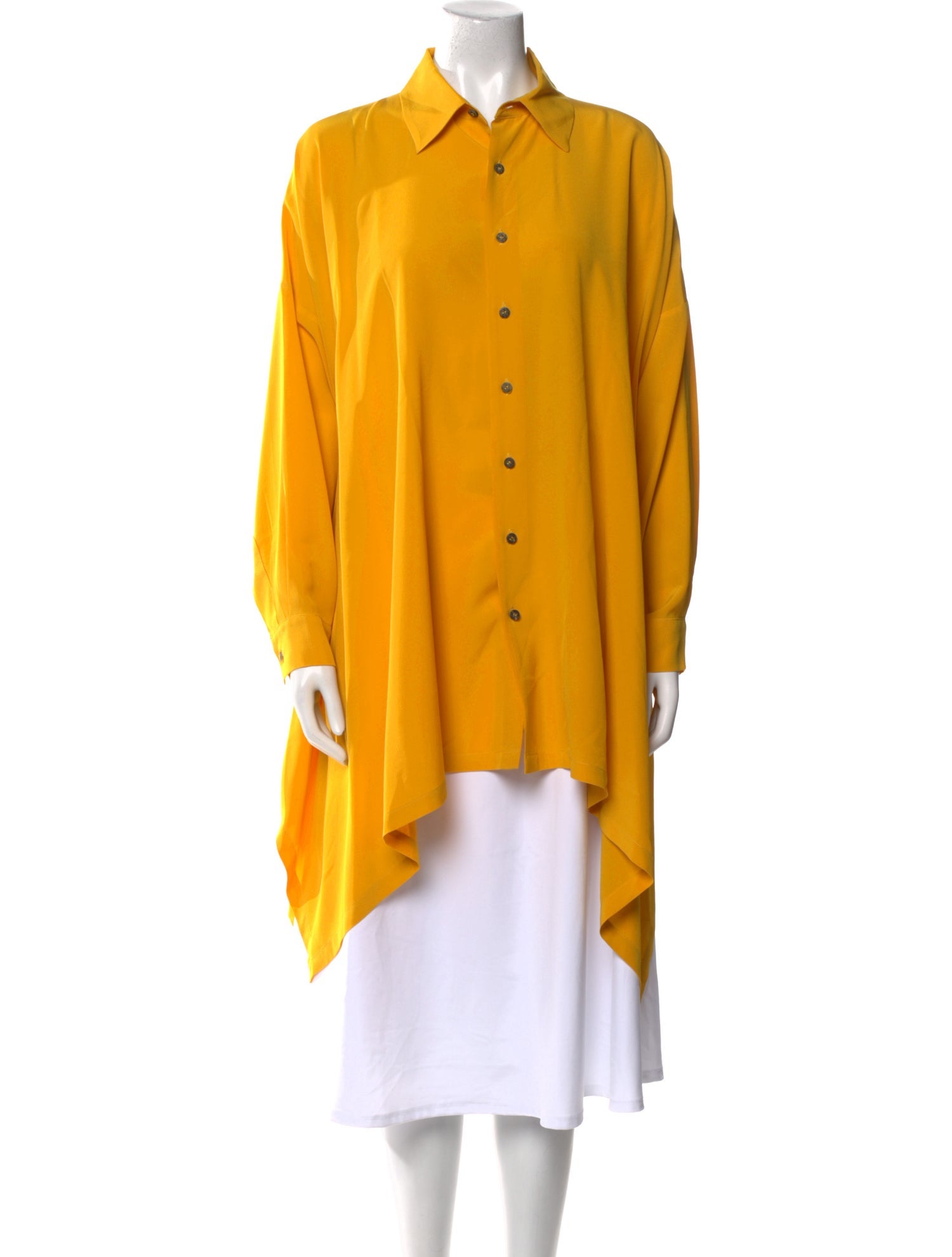 Eskandar Silk Long Sleeve Tunic