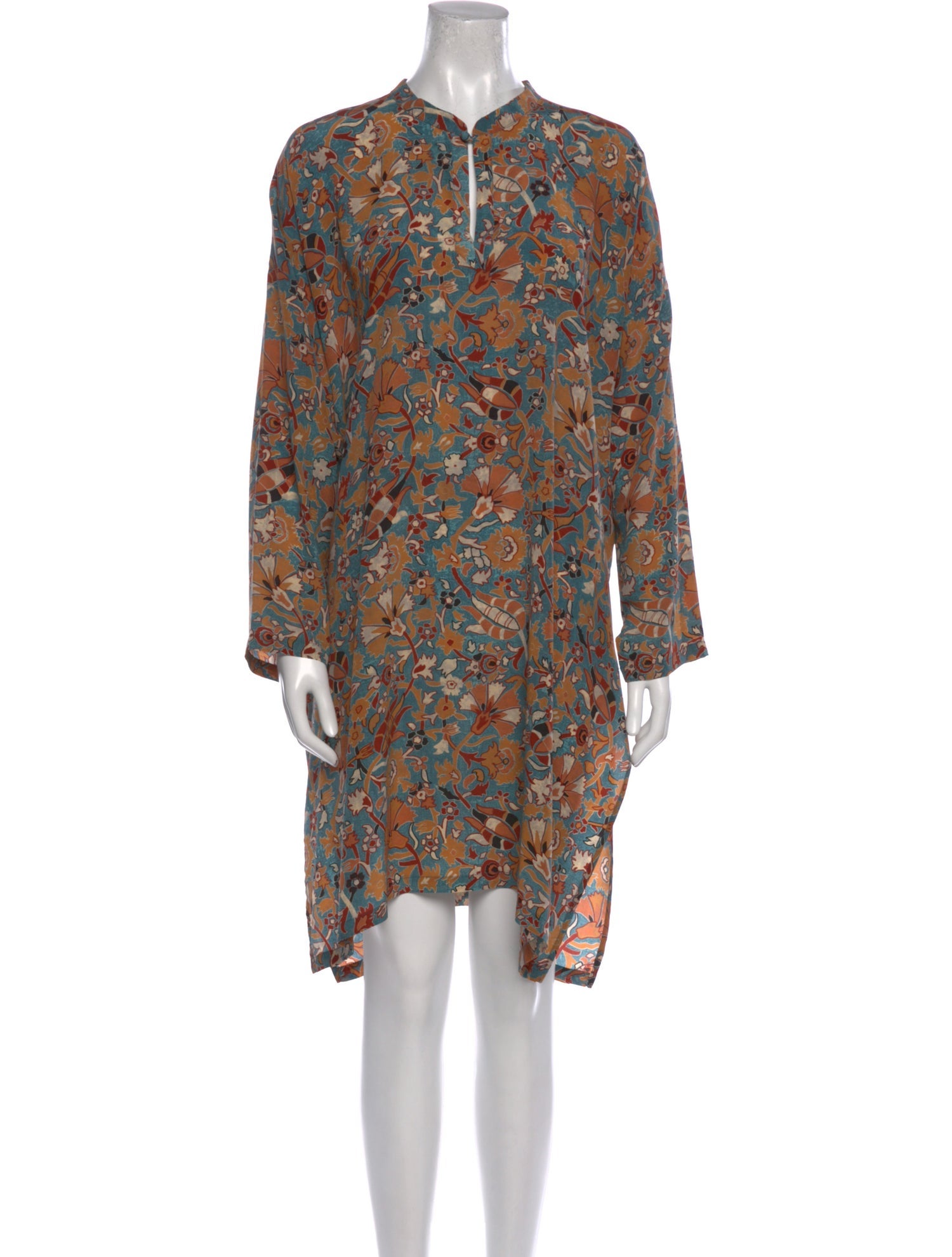 Eskandar Silk Knee-Length Dress