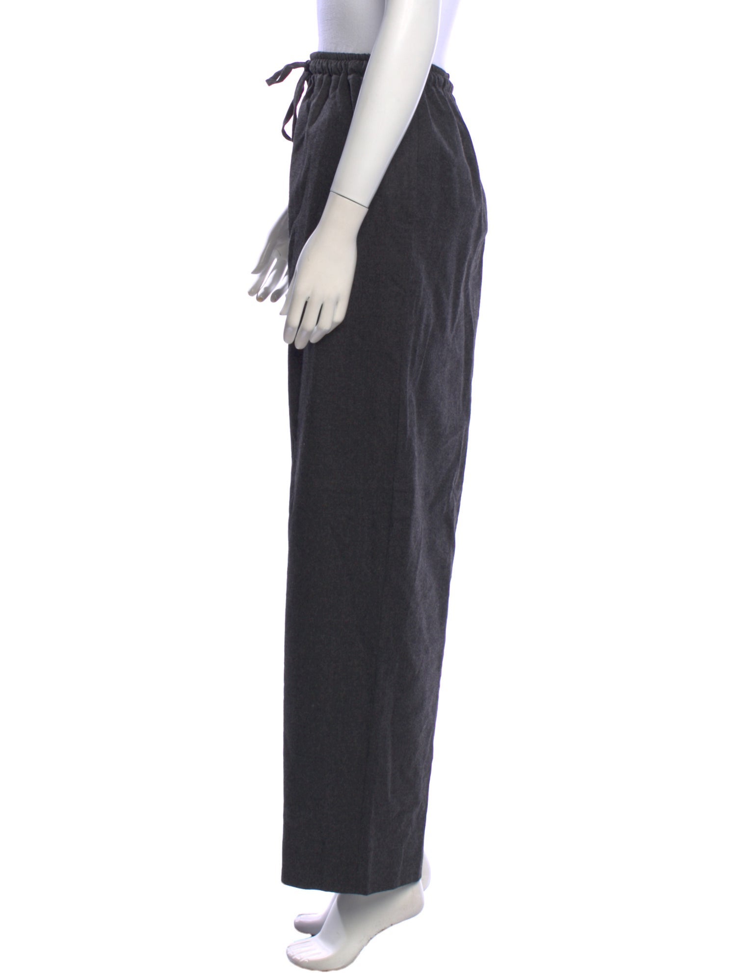 Eskandar Wool Wide Leg Pants