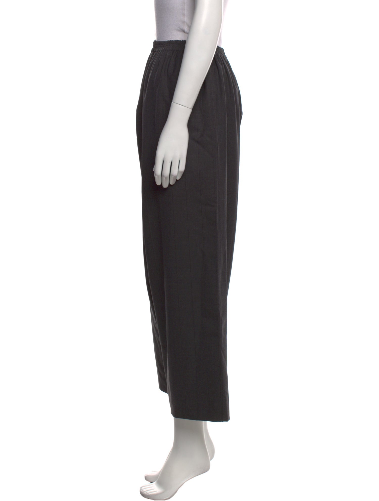 Eskandar Wool Wide Leg Pants