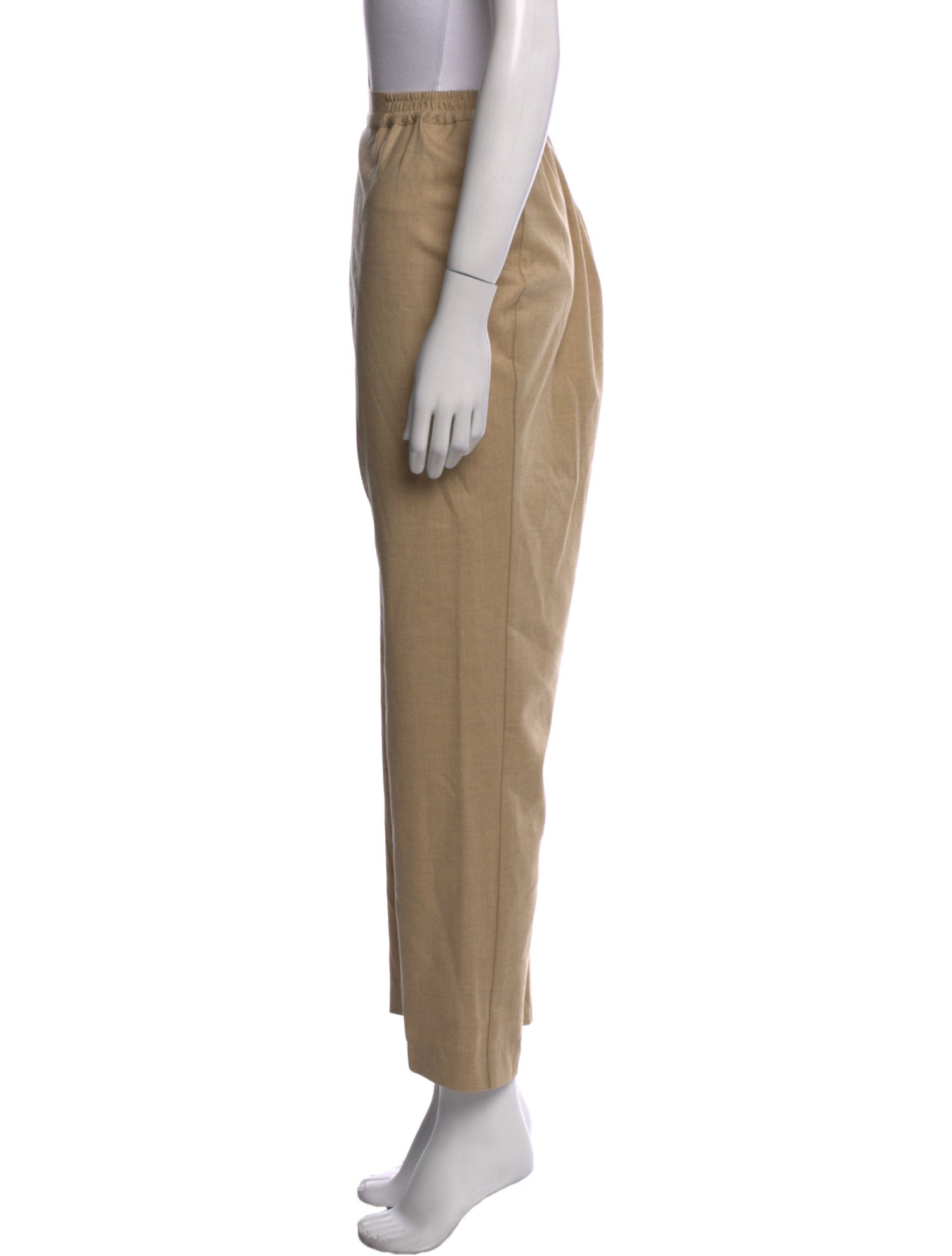 Eskandar Wool Straight Leg Pants