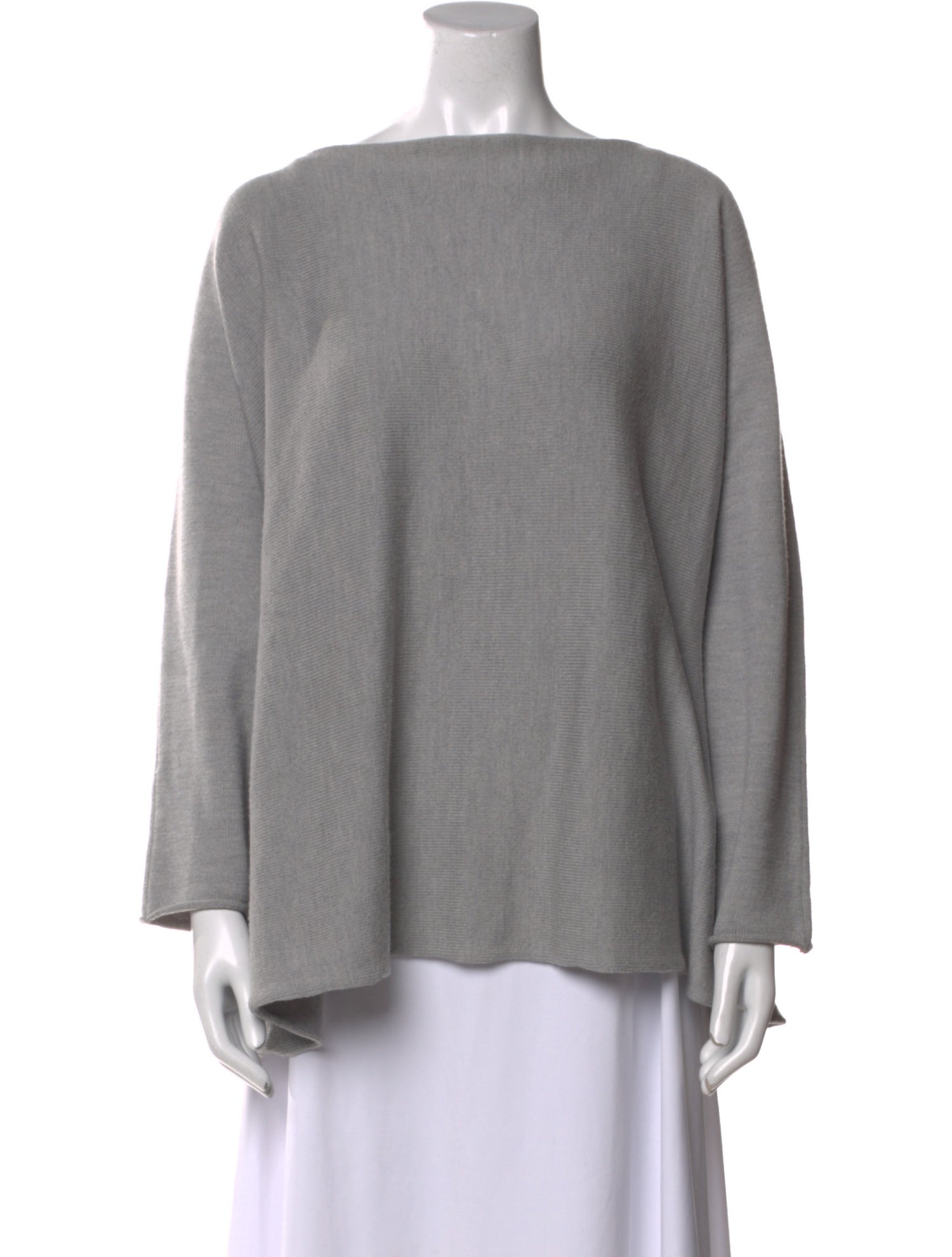 Eskandar Merino Wool Bateau Neckline Sweater