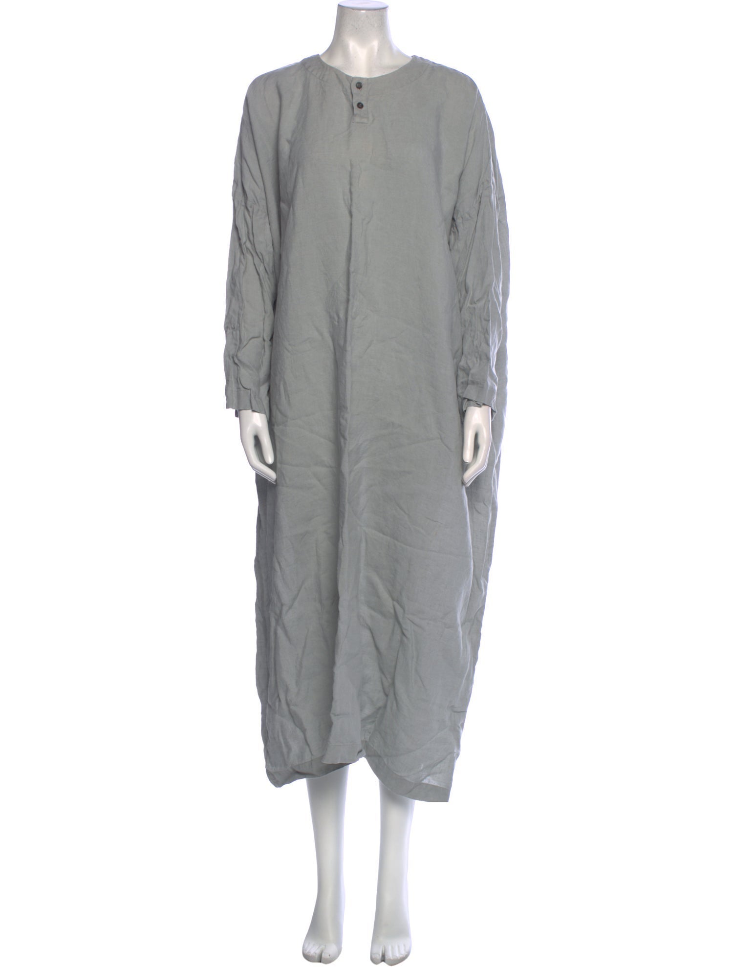Eskandar Linen Long Dress