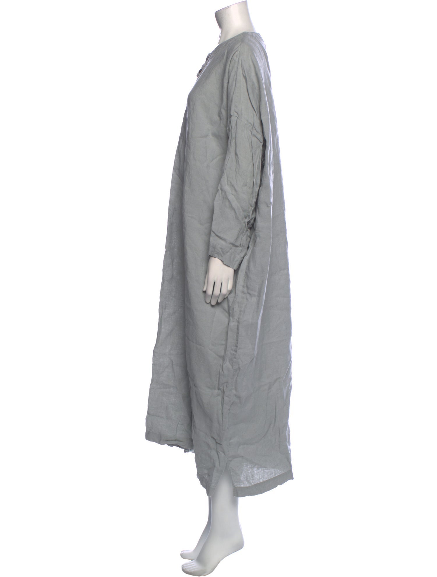 Eskandar Linen Long Dress