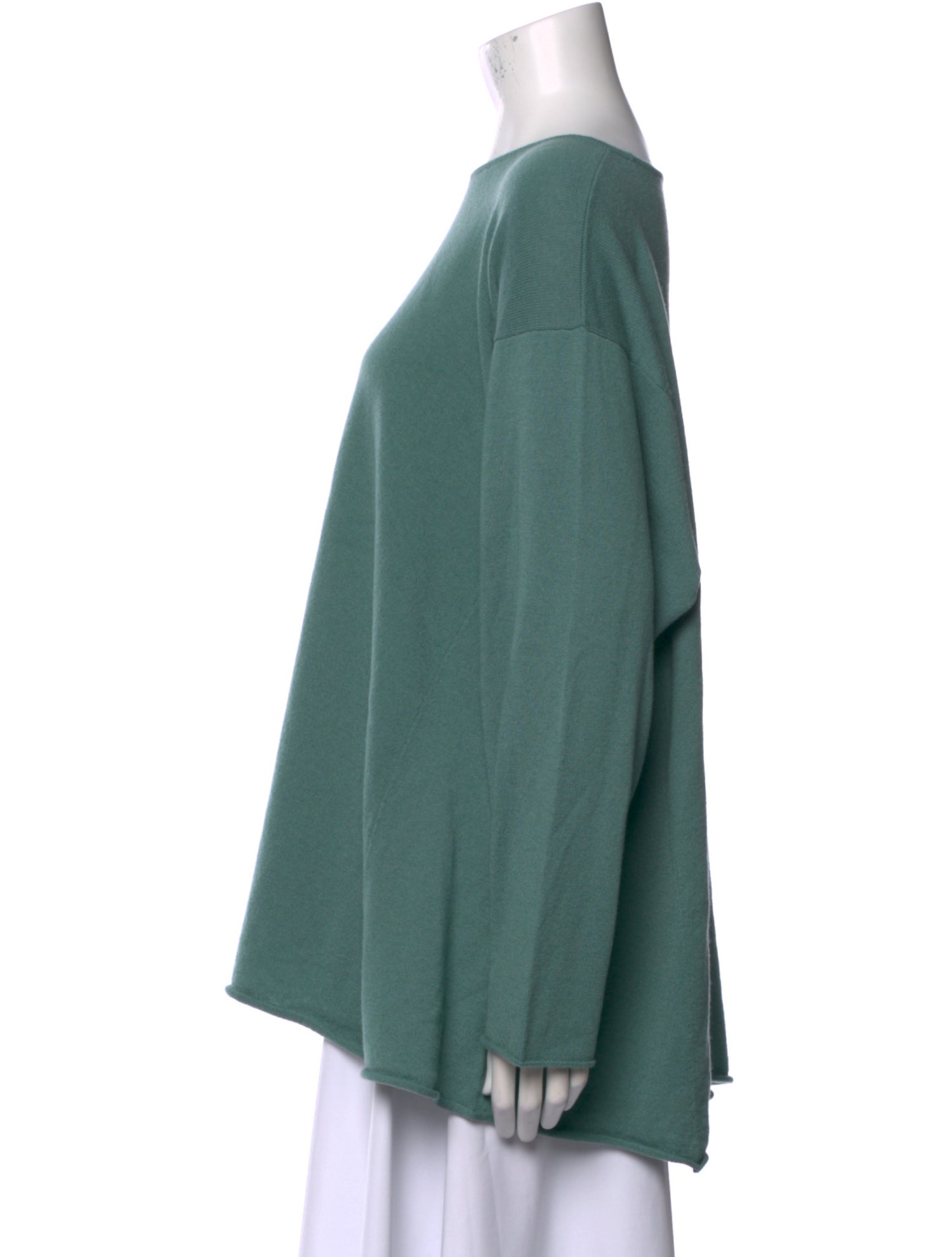 Eskandar Cashmere Bateau Neckline Sweater