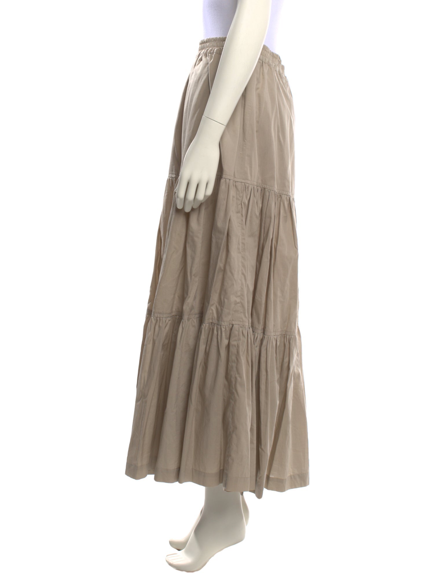 Eskandar Midi Length Skirt