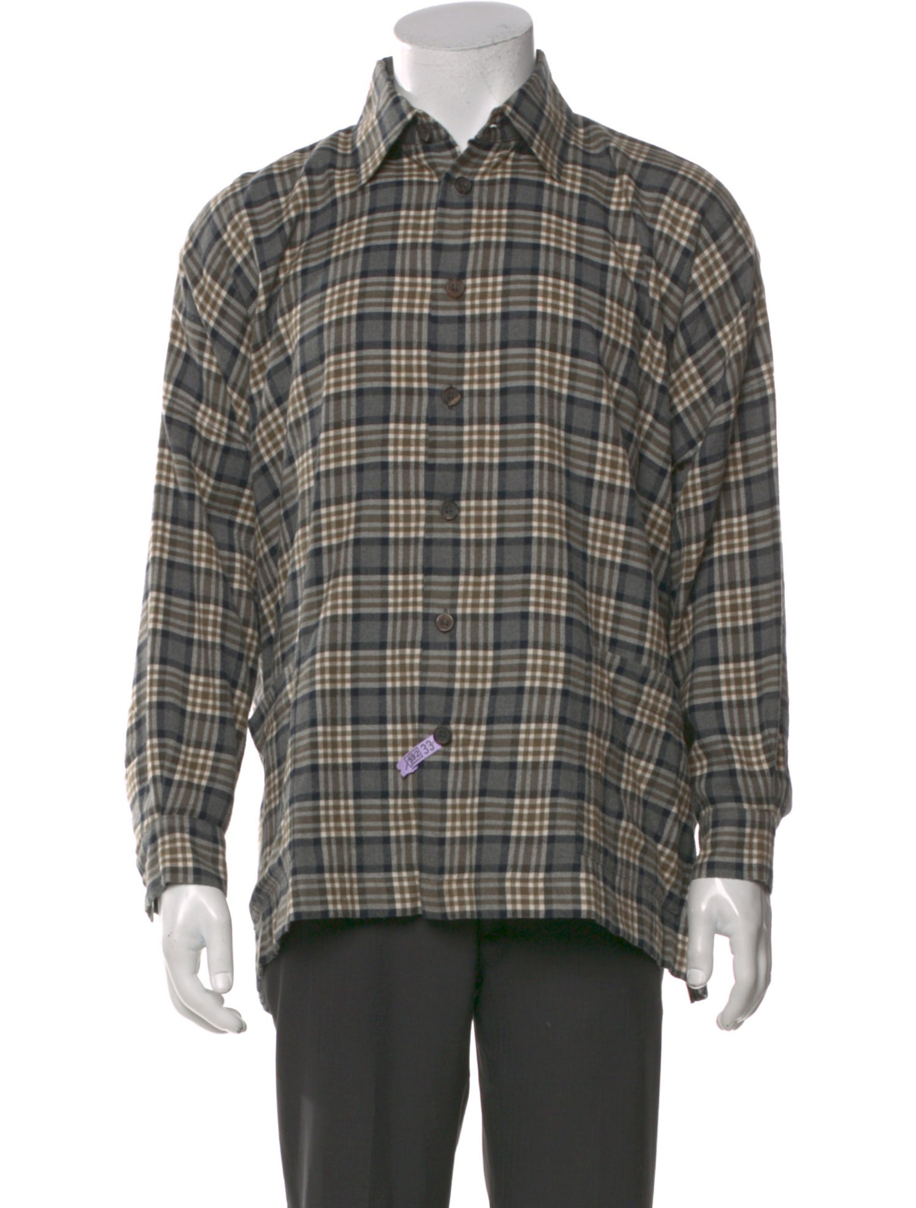 Plaid Print Long Sleeve Shirt
