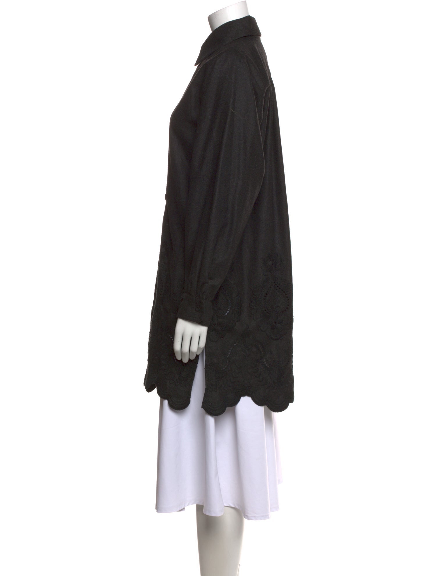 Eskandar Wool Long Sleeve Tunic