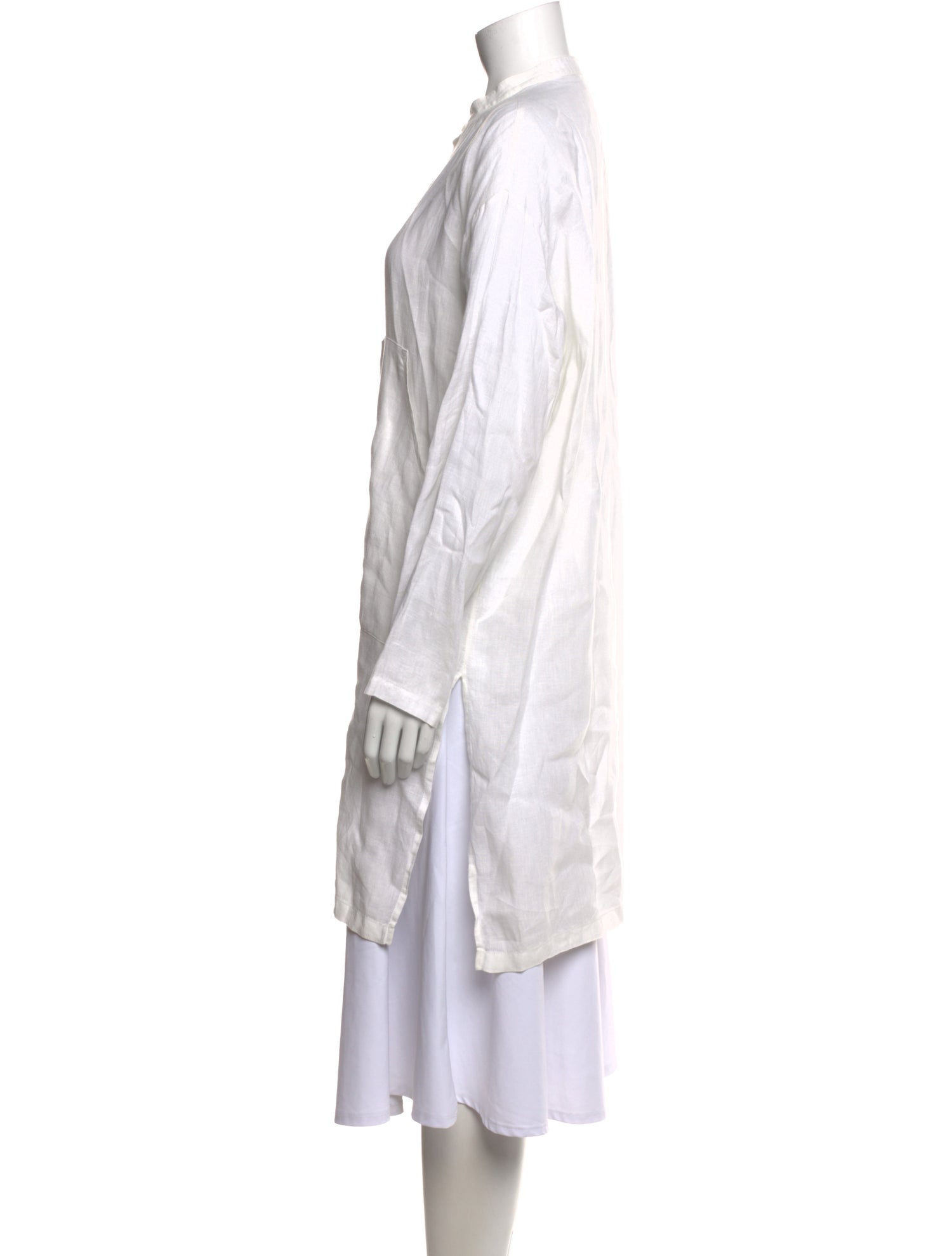 Eskandar Linen Long Sleeve Tunic